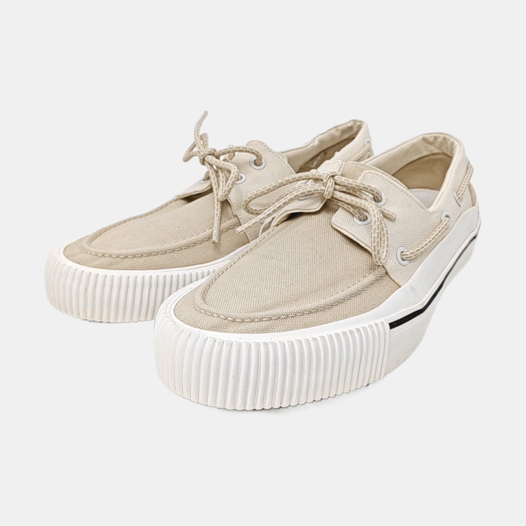 Moncler Moncler Coated Canvas Deck Sneakers EU 42 Size US 9 / EU 42 - 3 Thumbnail