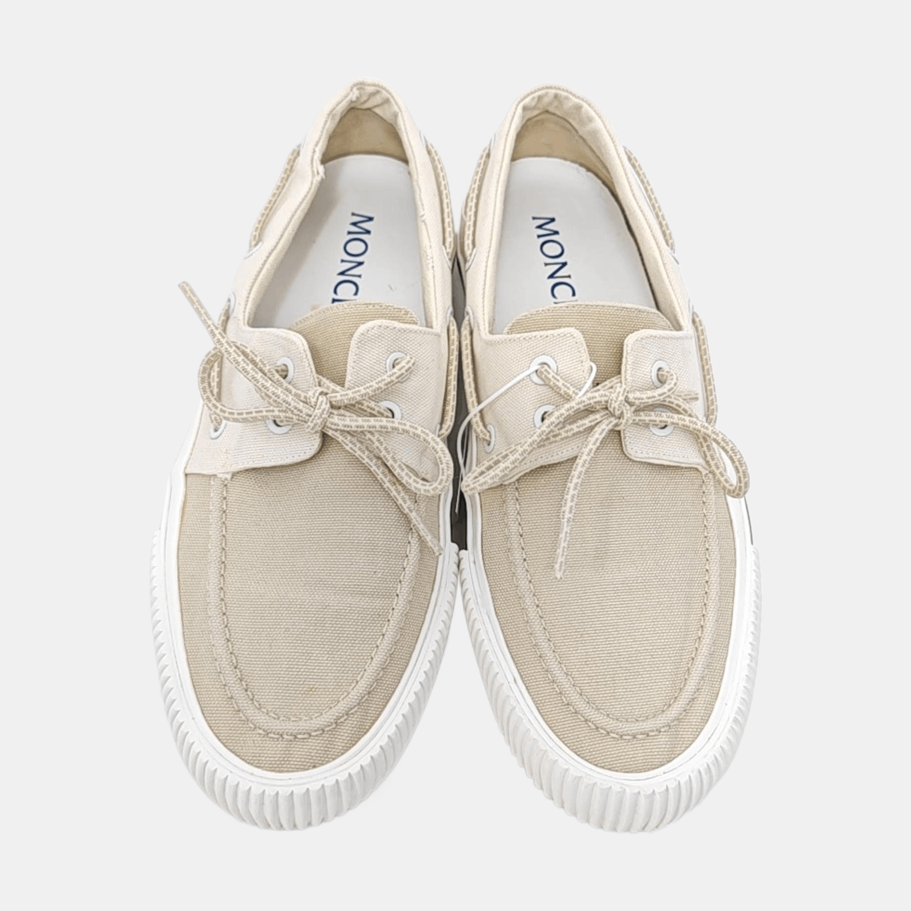 Moncler Moncler Coated Canvas Deck Sneakers EU 42 Size US 9 / EU 42 - 4 Thumbnail