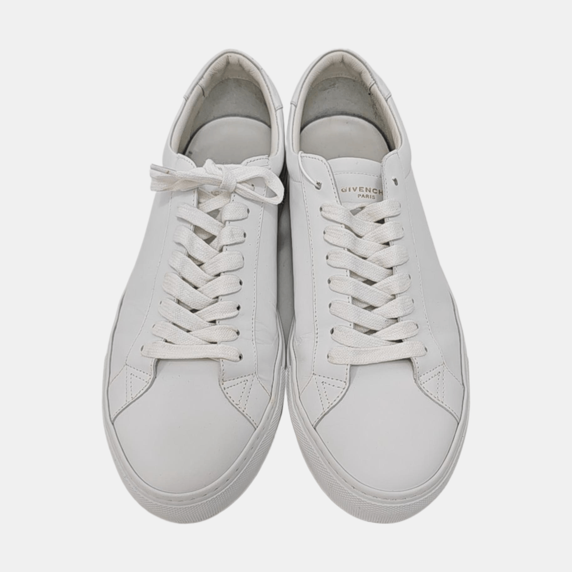 Givenchy Givenchy White Leather Urban Street Sneakers 42 Size US 9 / EU 42 - 3 Thumbnail