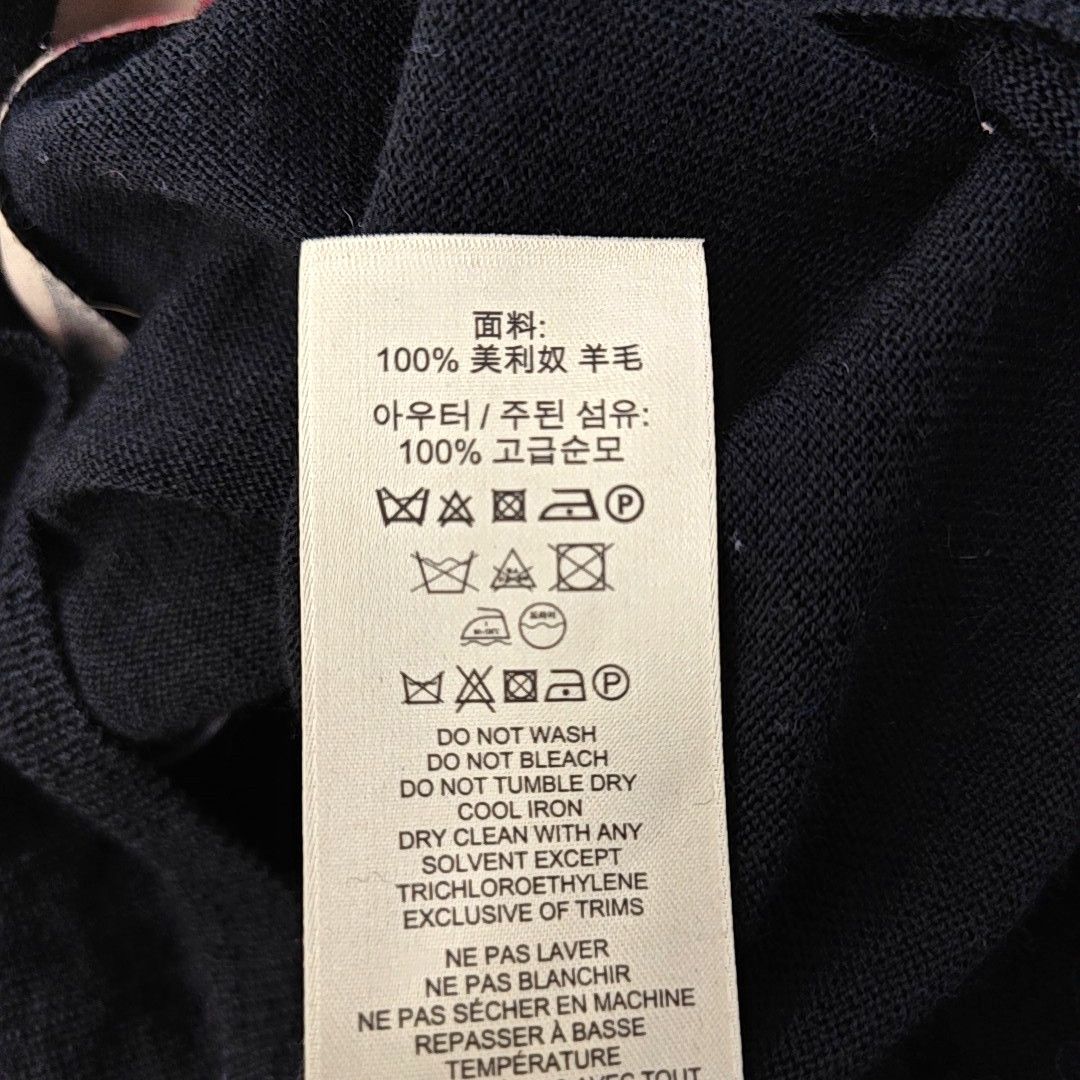 Burberry Burberry Brit Black Wool Cardigan L Size L / US 10 / IT 46 - 3 Thumbnail