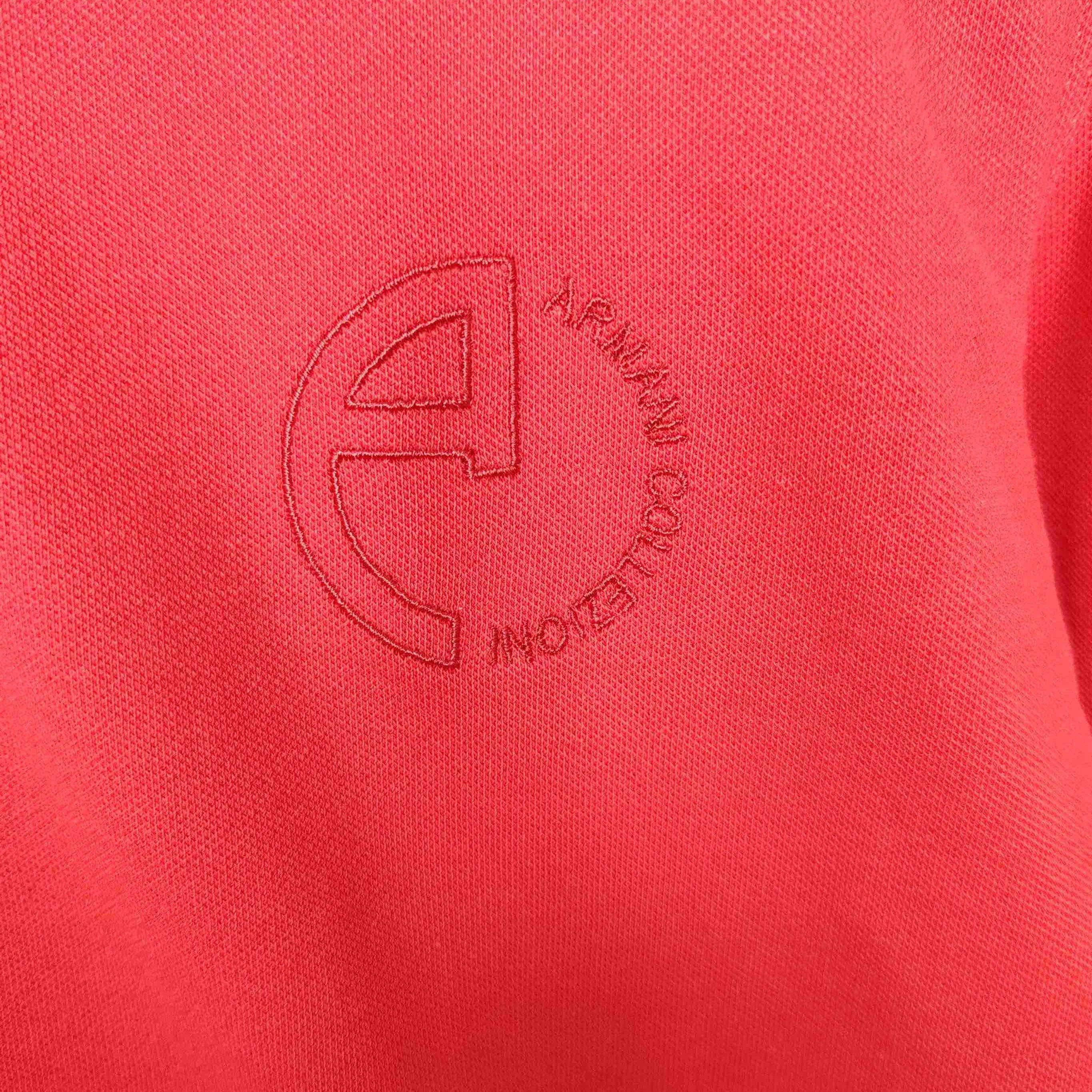 Armani Collezioni Armani Collezioni Long Sleeve Pique Polo Size L Size US L / EU 52-54 / 3 - 7 Thumbnail