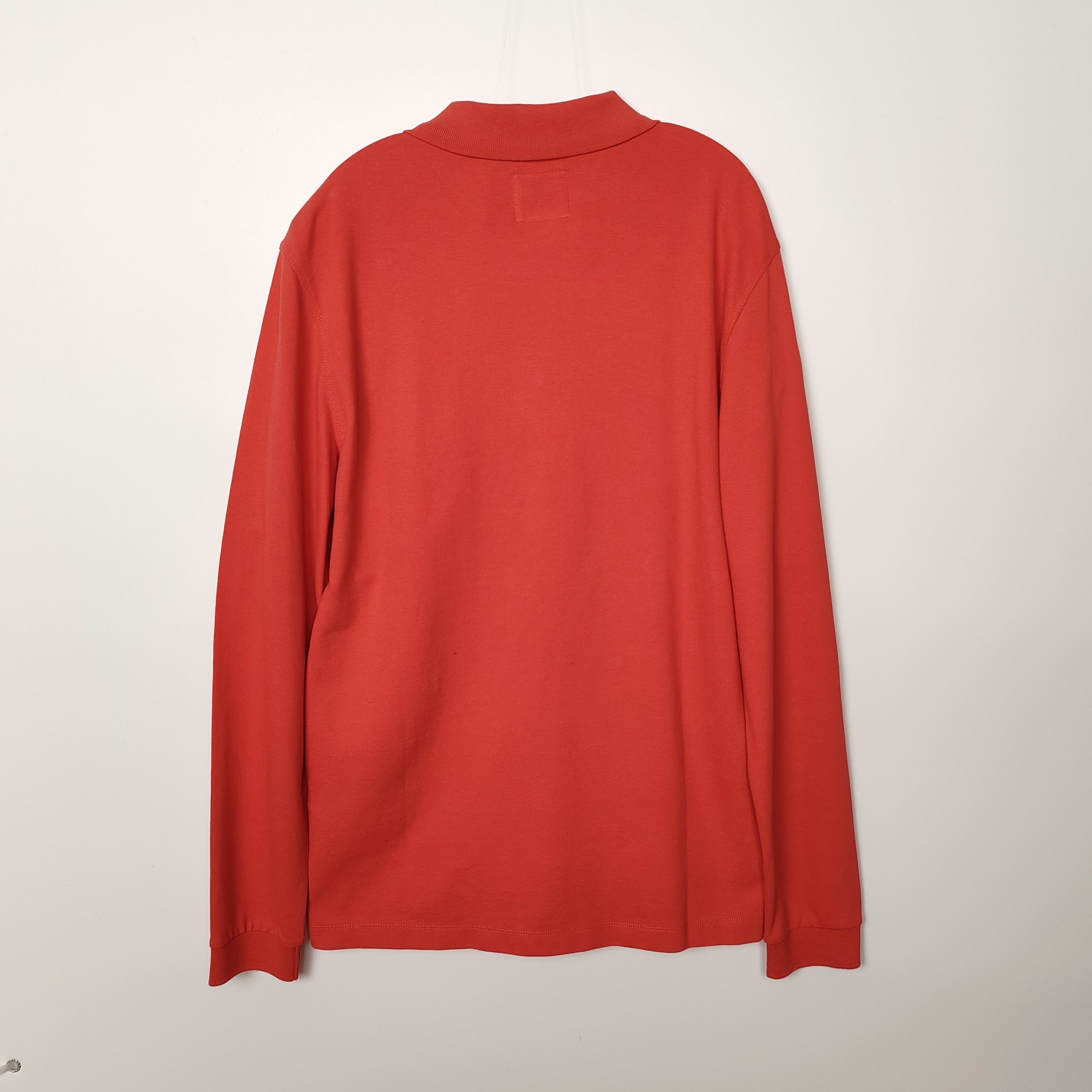 Armani Collezioni Armani Collezioni Long Sleeve Pique Polo Size L Size US L / EU 52-54 / 3 - 3 Thumbnail