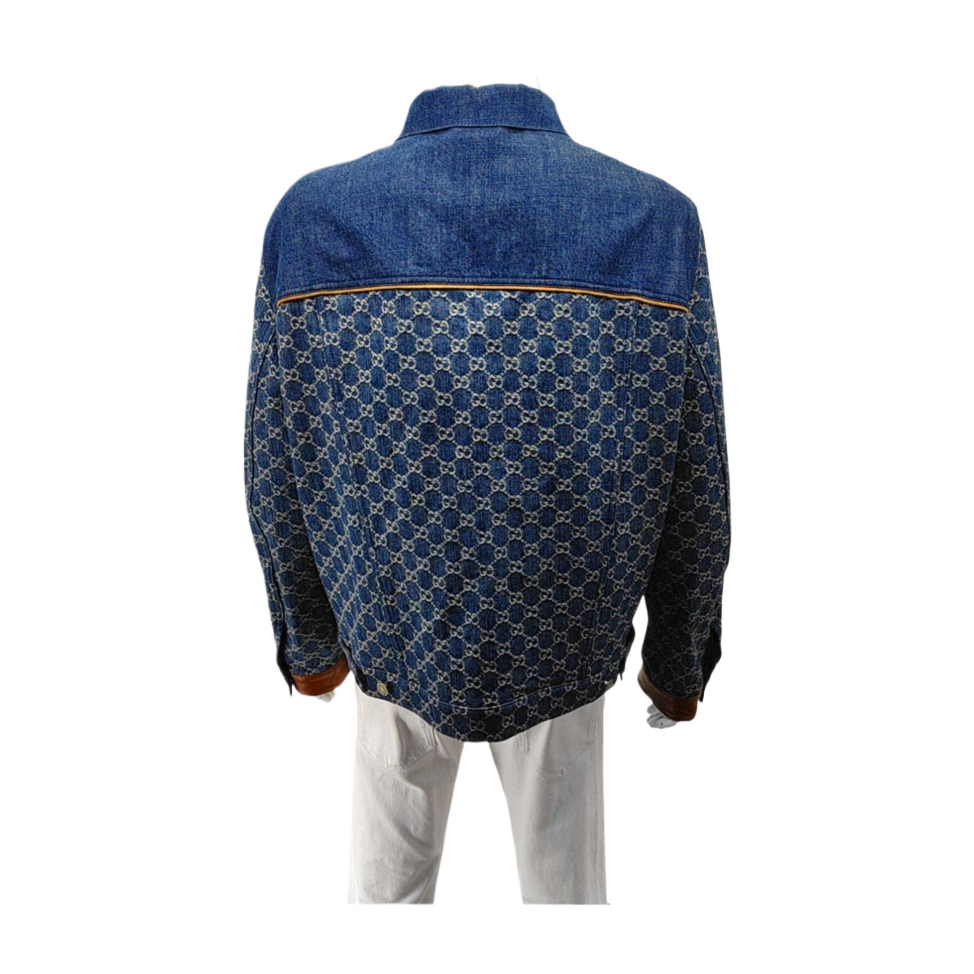 Gucci Gucci Monogram Denim Light Jacket 48 Size US M / EU 48-50 / 2 - 3 Thumbnail