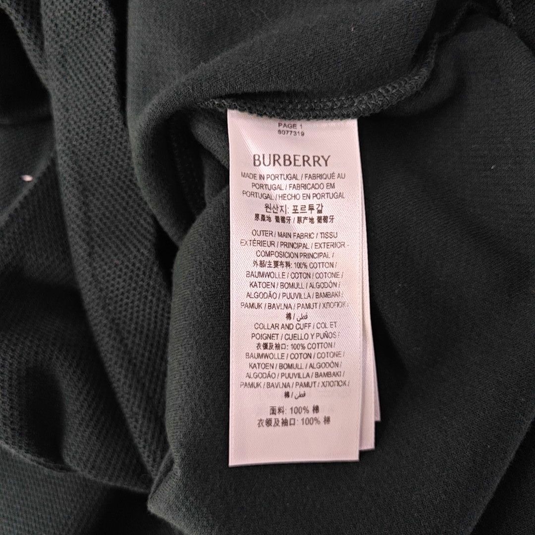 Burberry Burberry Long Sleeve Cotton Polo Shirt L Size US L / EU 52-54 / 3 - 4 Thumbnail