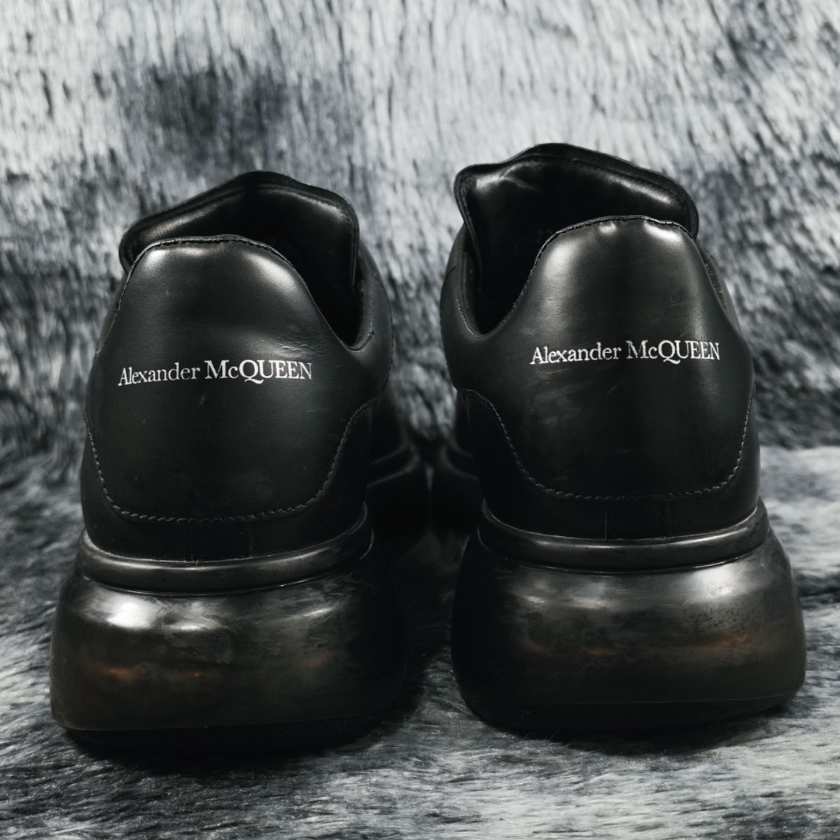 Alexander McQueen Alexander McQueen Black Oversized Sneakers 42 Size US 9 / EU 42 - 4 Thumbnail