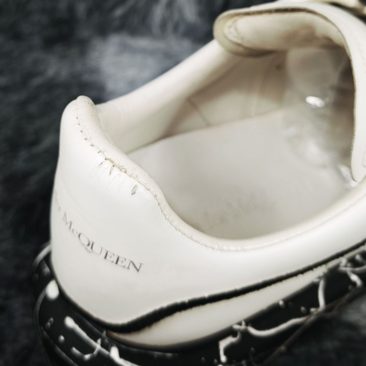 Alexander McQueen Alexander McQueen Paint Splatter Oversized Sneakers US 8 Size US 8 / EU 41 - 16 Thumbnail