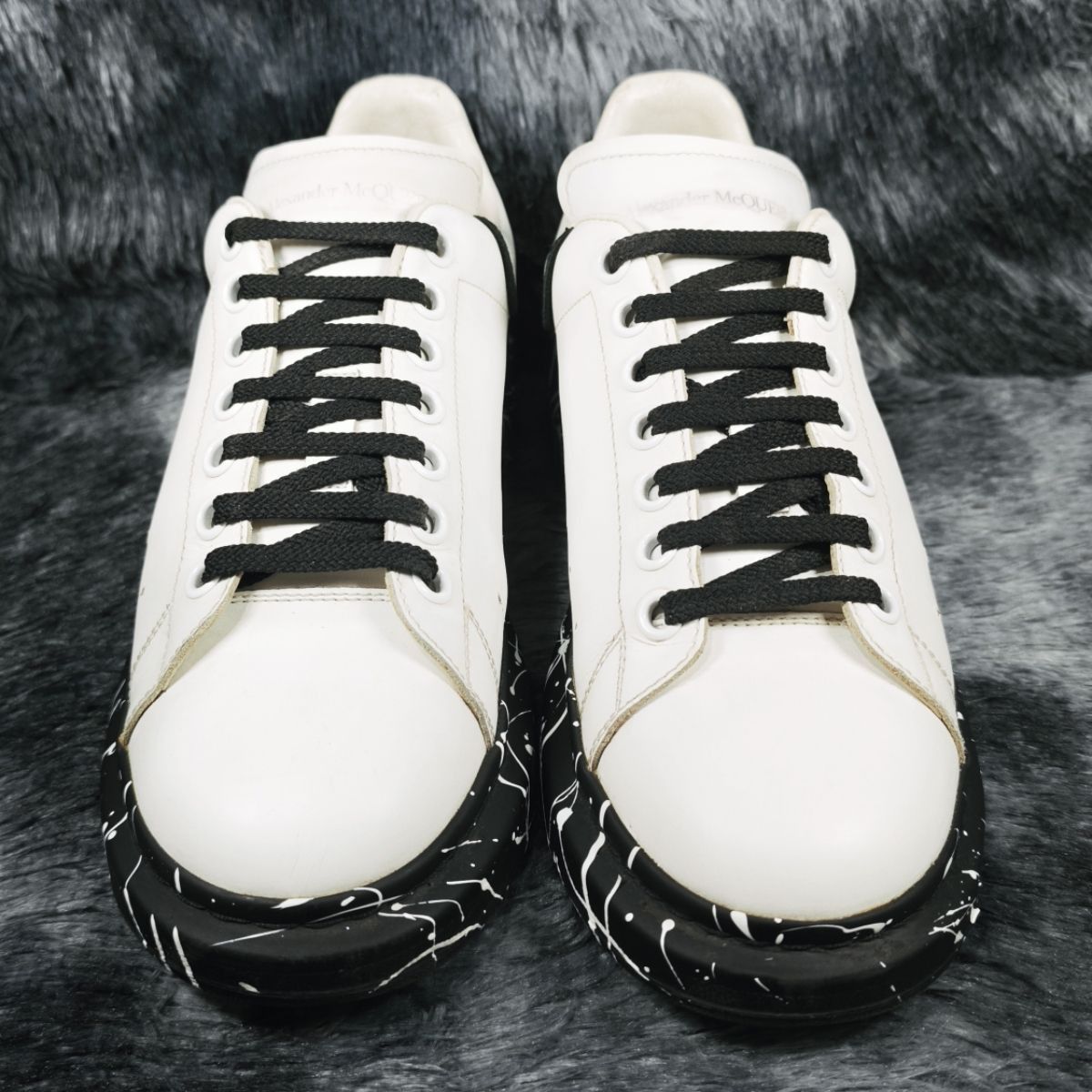 Alexander McQueen Alexander McQueen Paint Splatter Oversized Sneakers US 8 Size US 8 / EU 41 - 3 Thumbnail