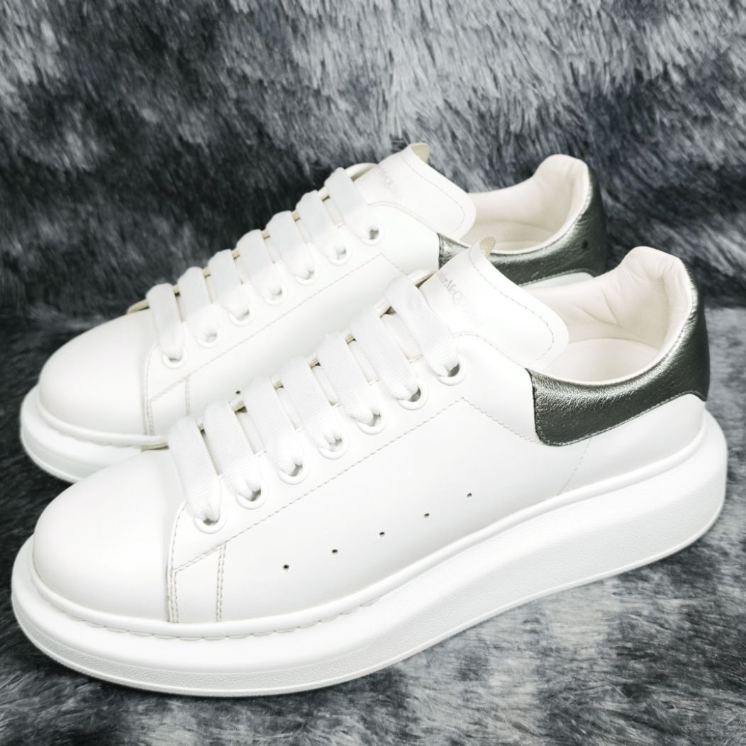 Alexander McQueen Alexander McQueen Oversized Metallic Heel Sneakers 41 Size US 8 / EU 41 - 2 Thumbnail