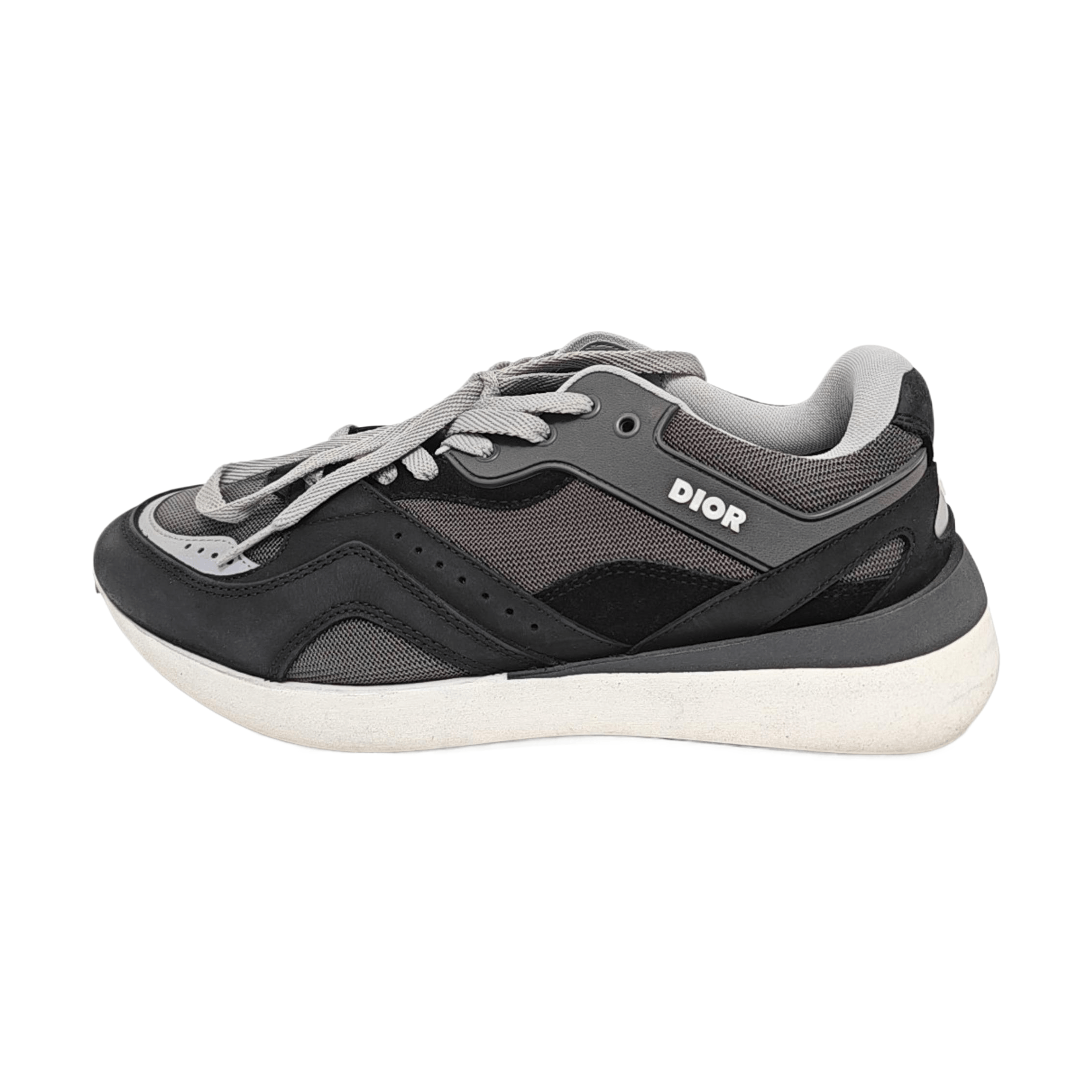 Dior Dior Homme Black Mesh & Leather Low Sneakers EU 42 Size US 9 / EU 42 - 2 Thumbnail
