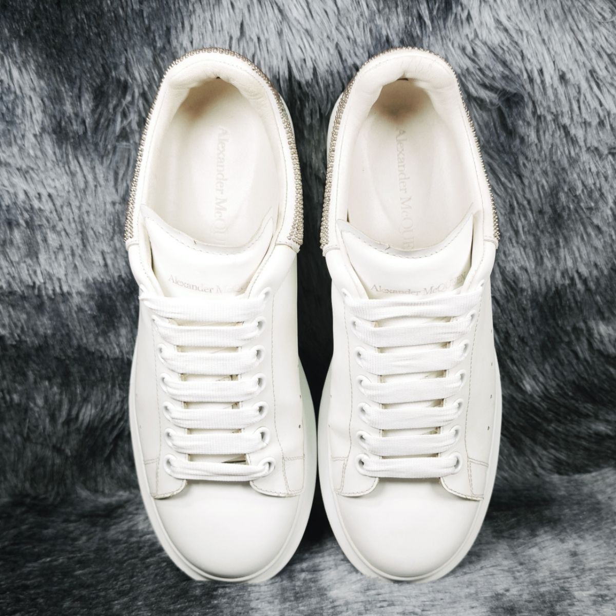 Alexander McQueen Alexander McQueen Studded Heel Oversized Sneakers 41 Size US 8 / EU 41 - 7 Thumbnail