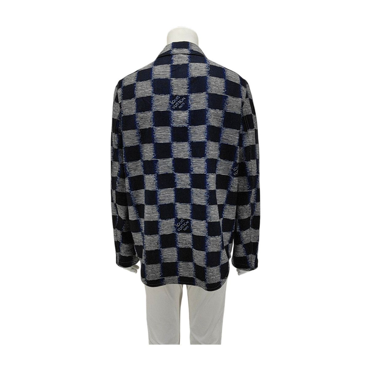 Louis Vuitton Louis Vuitton Damier Check Wool Light Jacket L Size US L / EU 52-54 / 3 - 3 Thumbnail