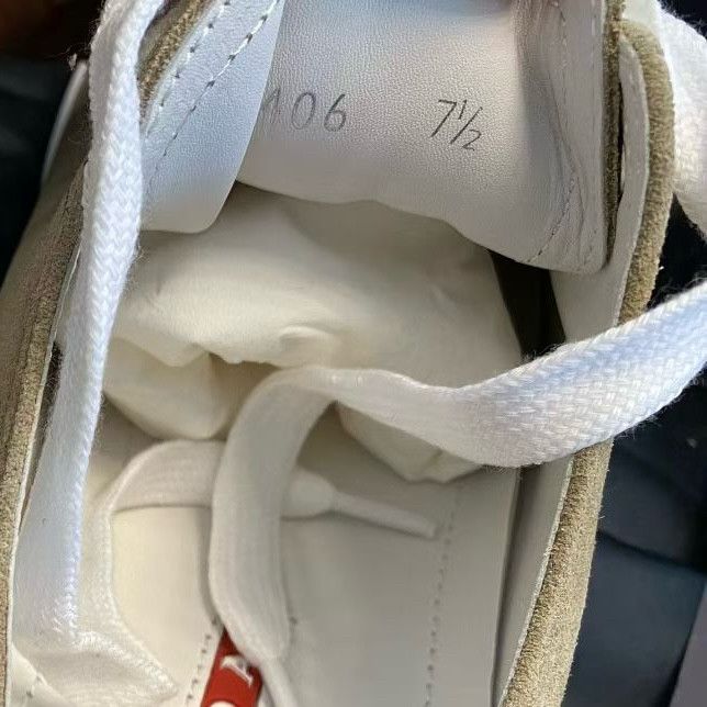 Prada Prada Khaki Suede Stripe Low-Top Sneakers US 8.5 Size US 8.5 / EU 41-42 - 6 Thumbnail