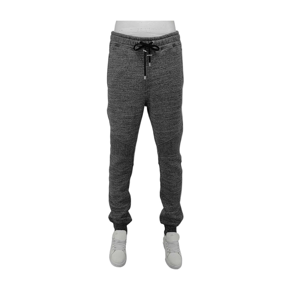 Balmain BALMAIN Biker Ribbed Cotton Wool Sweatpants Size L Size US 34 / EU 50 - 2 Thumbnail