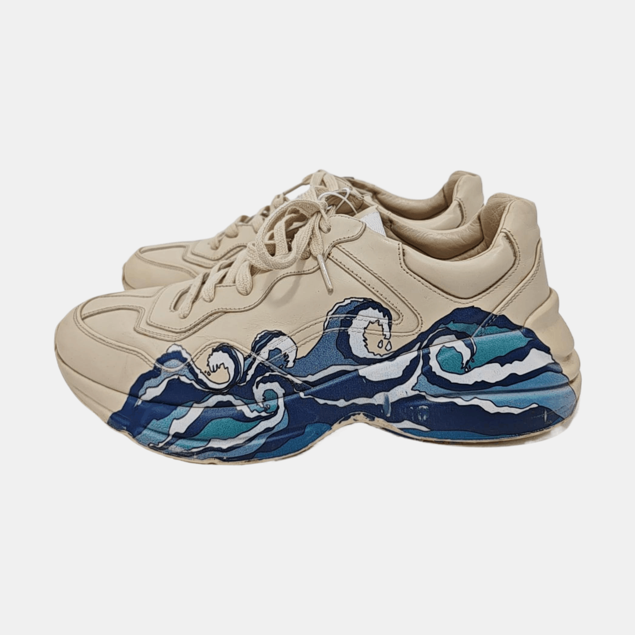 Gucci Gucci Wave Graphic Rhyton Sneakers 42.5 Size US 9.5 / EU 42-43 - 7 Thumbnail