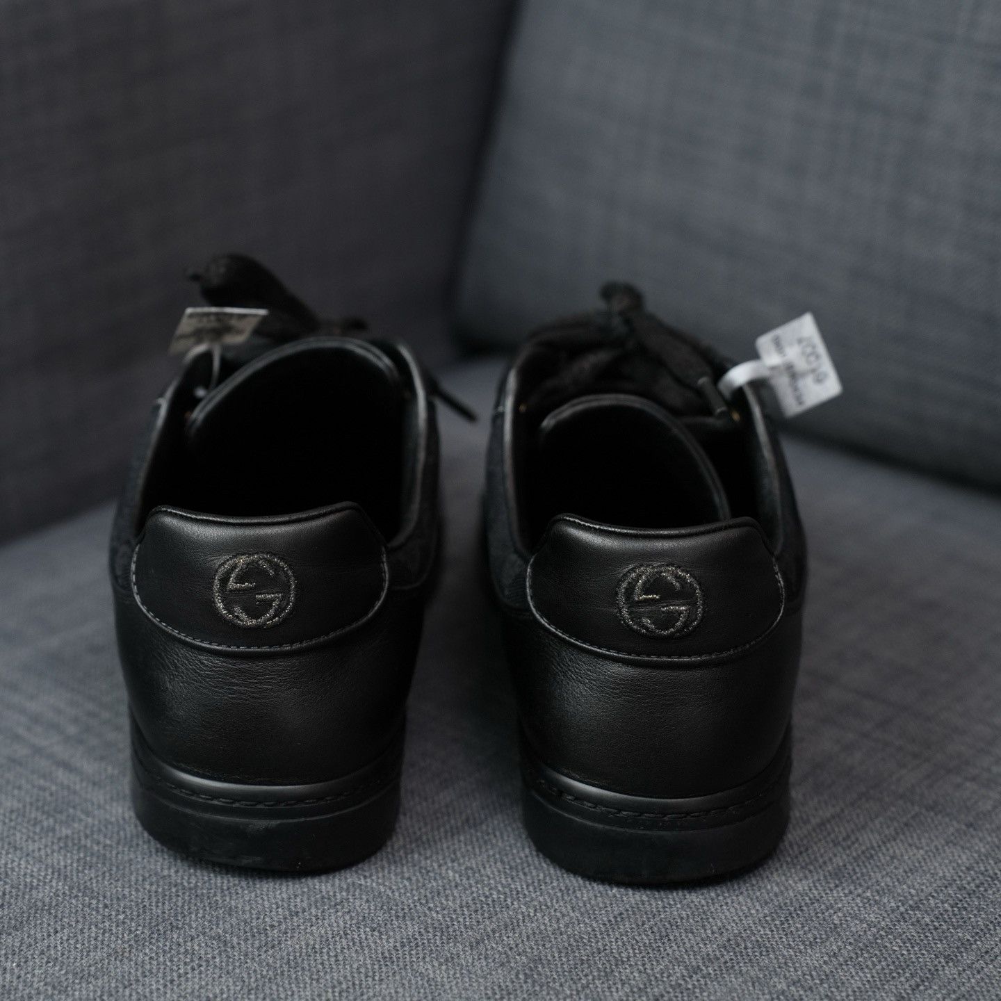 Gucci Gucci GG Monogram Web Leather Sneakers Size 7.5 Size US 7.5 / EU 40-41 - 7 Thumbnail