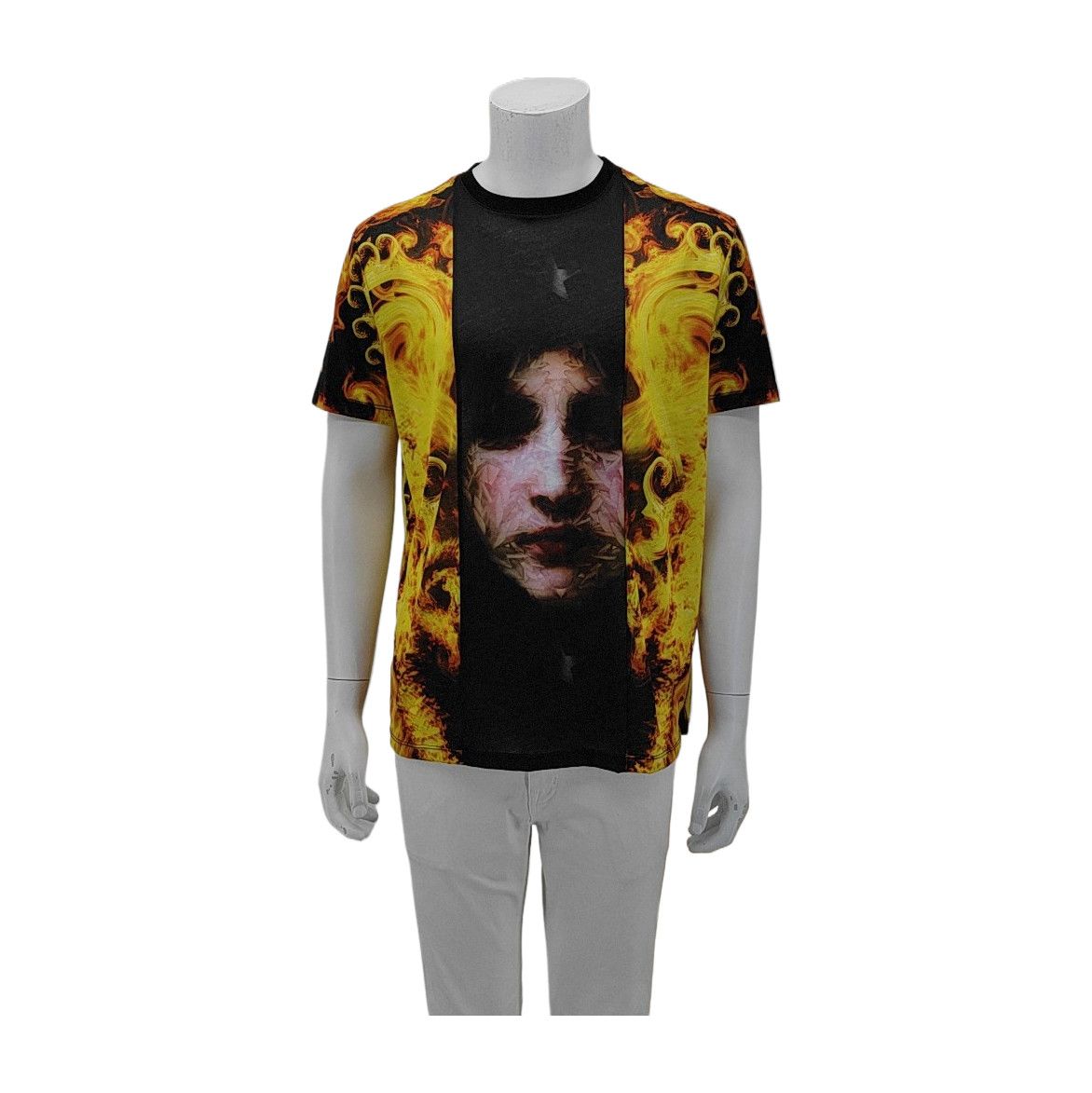 Givenchy Givenchy Flame Graphic Face Print T-Shirt S Size US S / EU 44-46 / 1 - 2 Thumbnail