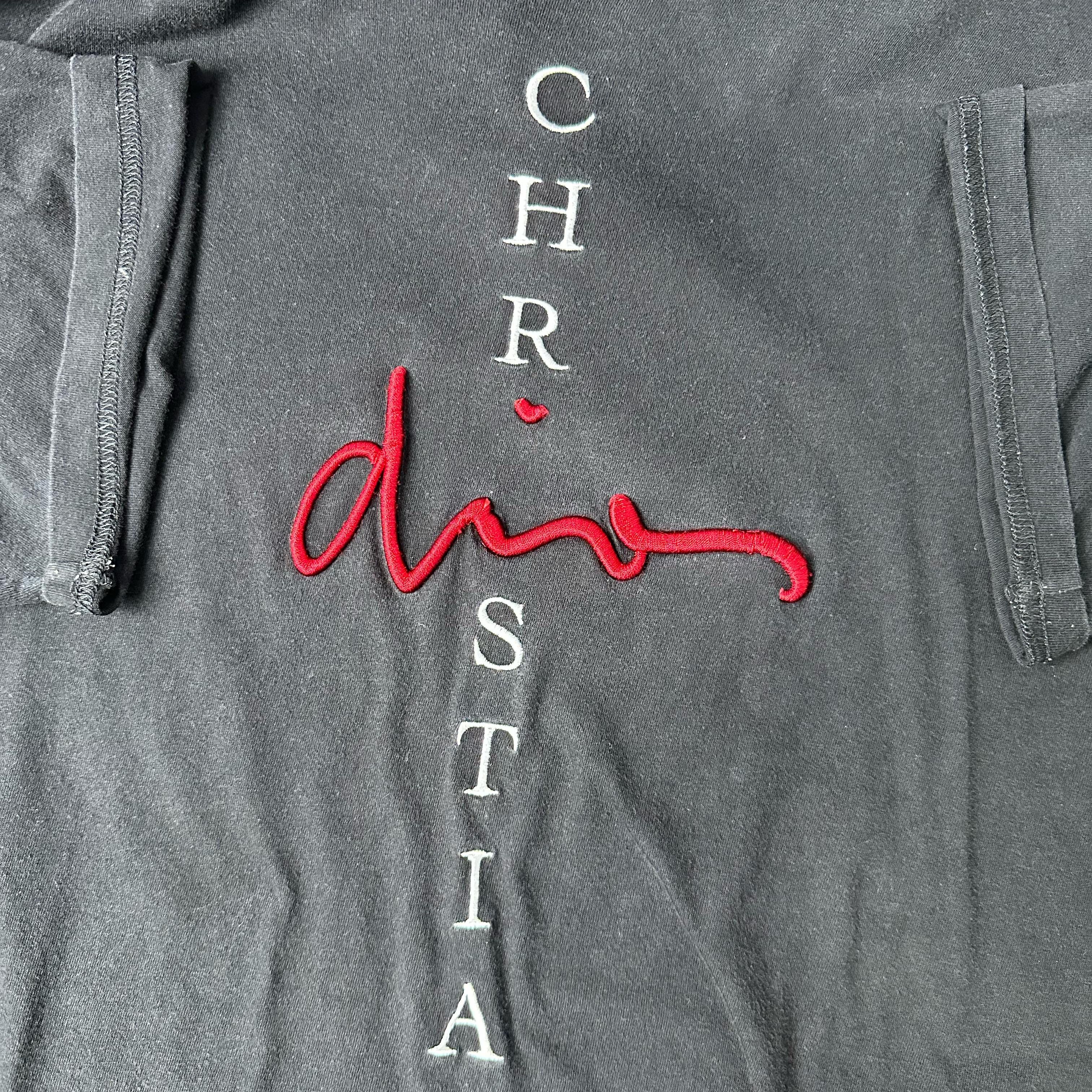 Dior Dior Logo Embroidery T-Shirt Black Size L Size US L / EU 52-54 / 3 - 8 Thumbnail