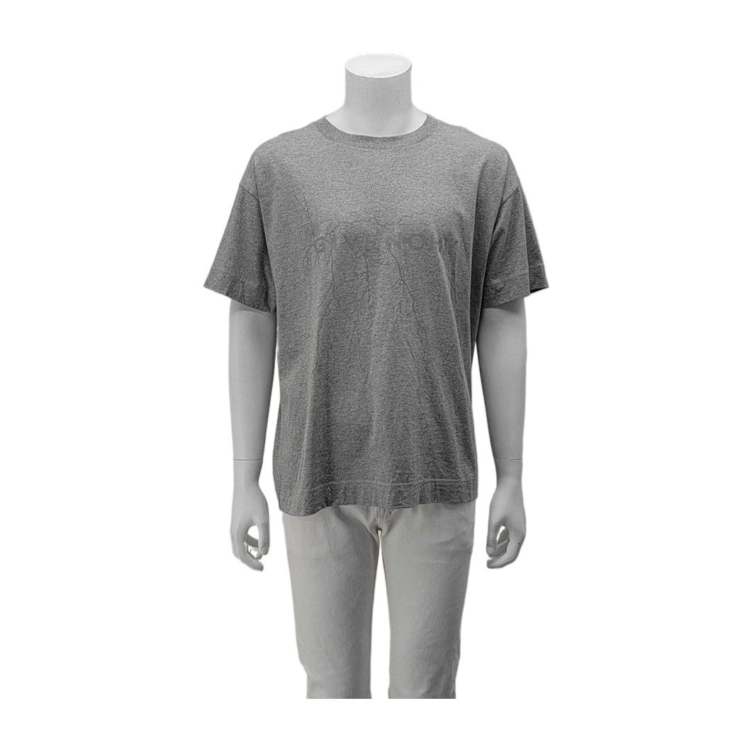 Givenchy Givenchy Graphic Logo Gray Cotton T-Shirt Size L Size US L / EU 52-54 / 3 - 2 Thumbnail