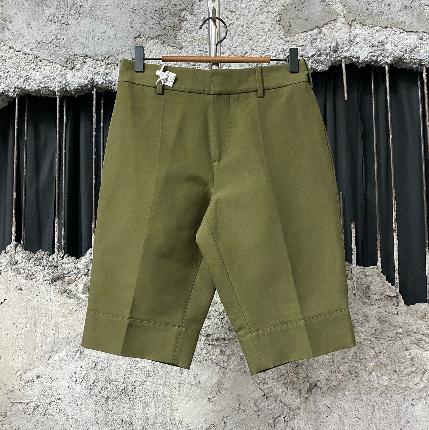 Marni MARNI Olive Cotton Chino Shorts Size 29 Size US 29 - 2 Thumbnail