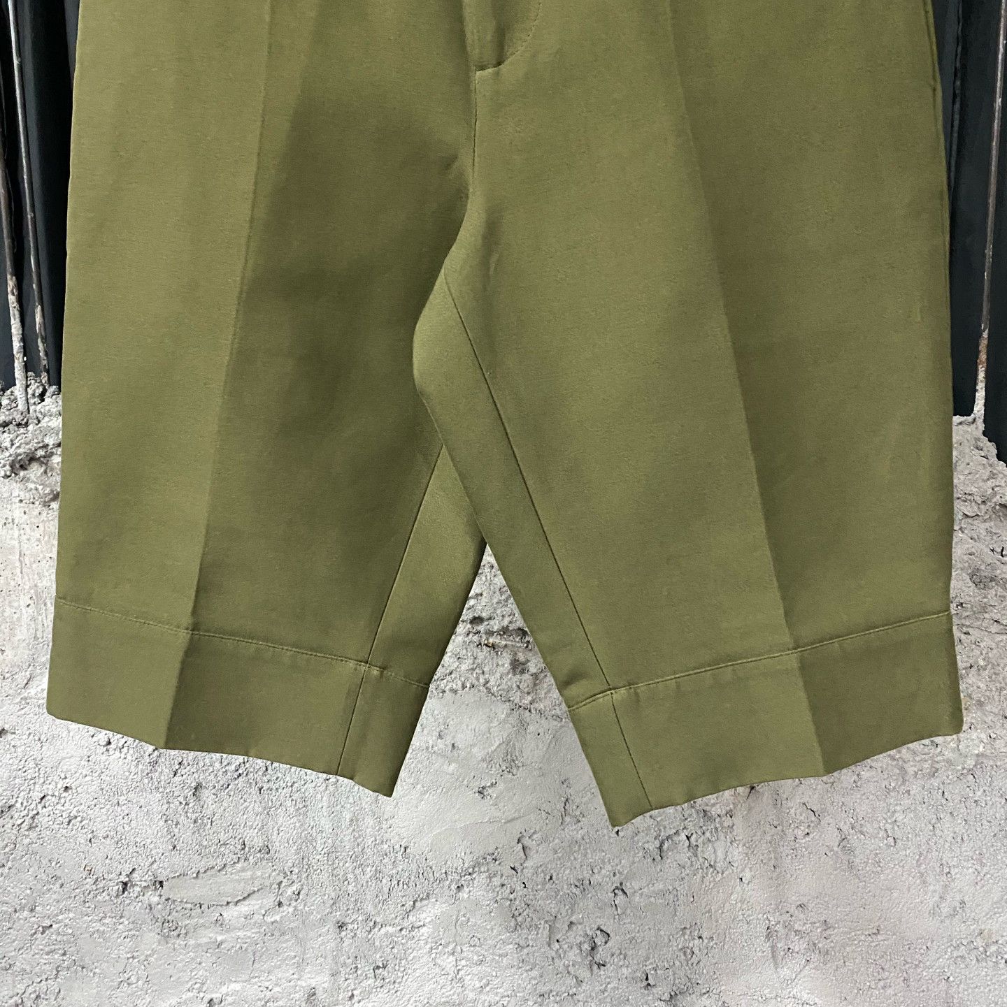 Marni MARNI Olive Cotton Chino Shorts Size 29 Size US 29 - 5 Thumbnail