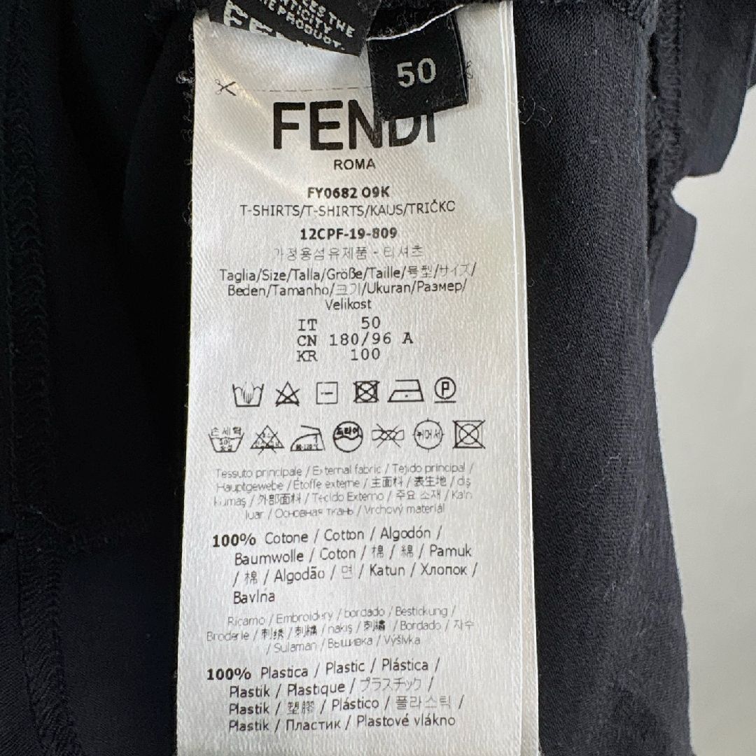 Fendi Fendi Karlito Patch T-Shirt EU 50 Size US M / EU 48-50 / 2 - 6 Thumbnail