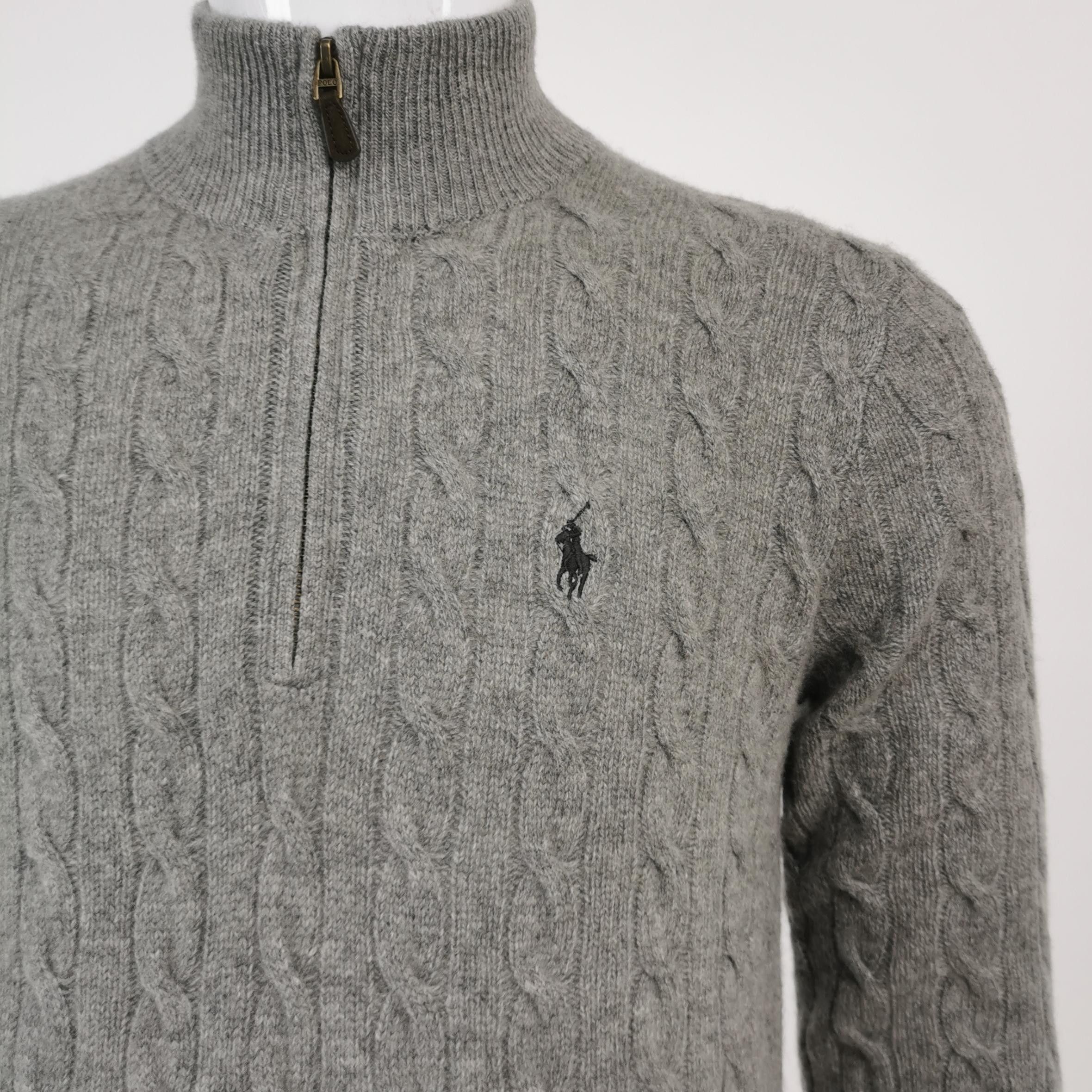 Polo Ralph Lauren Polo Ralph Lauren Wool Cashmere Cable Knit Sweater S Size US S / EU 44-46 / 1 - 4 Thumbnail