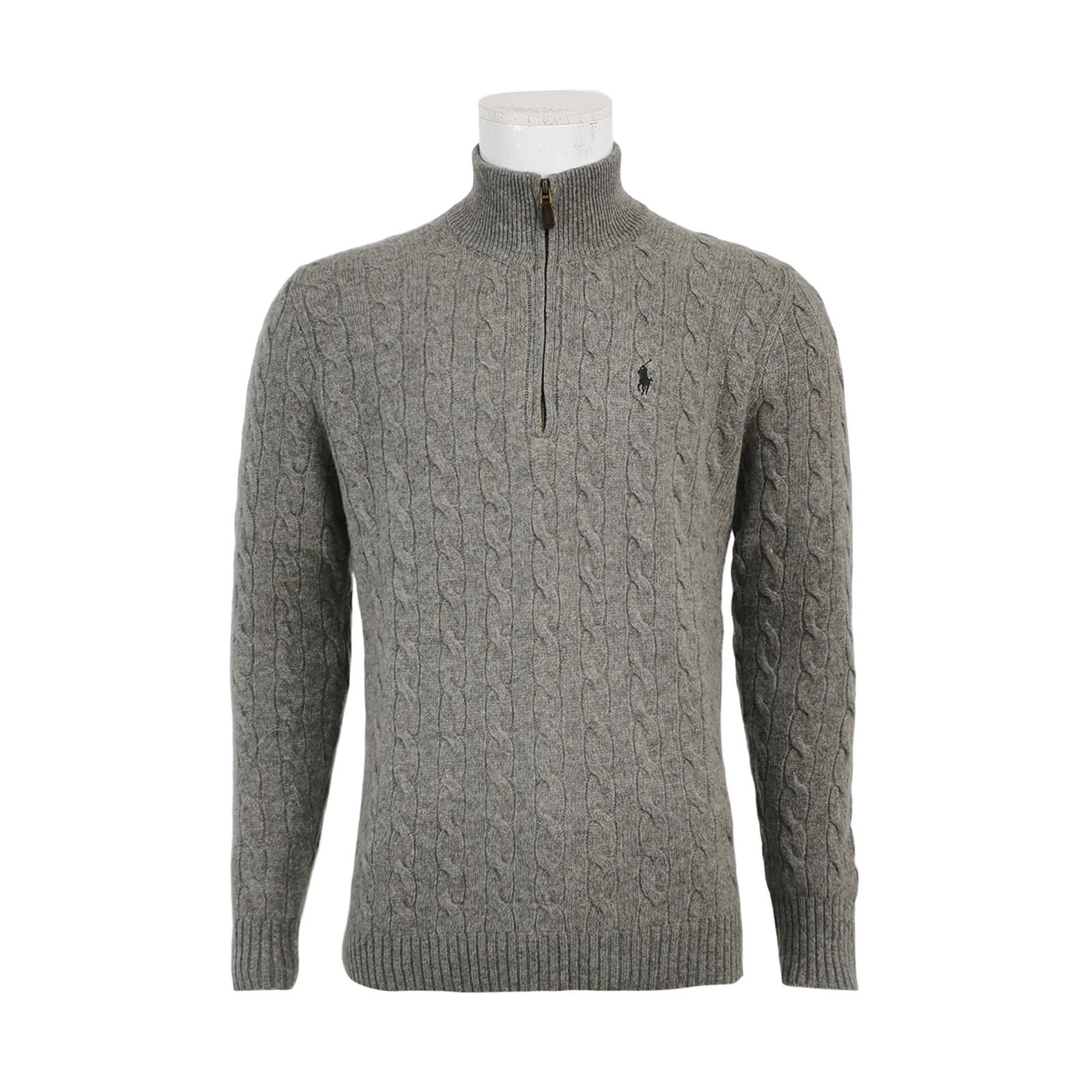 Polo Ralph Lauren Polo Ralph Lauren Cable Knit Half-Zip Sweater M Size US M / EU 48-50 / 2 - 2 Thumbnail