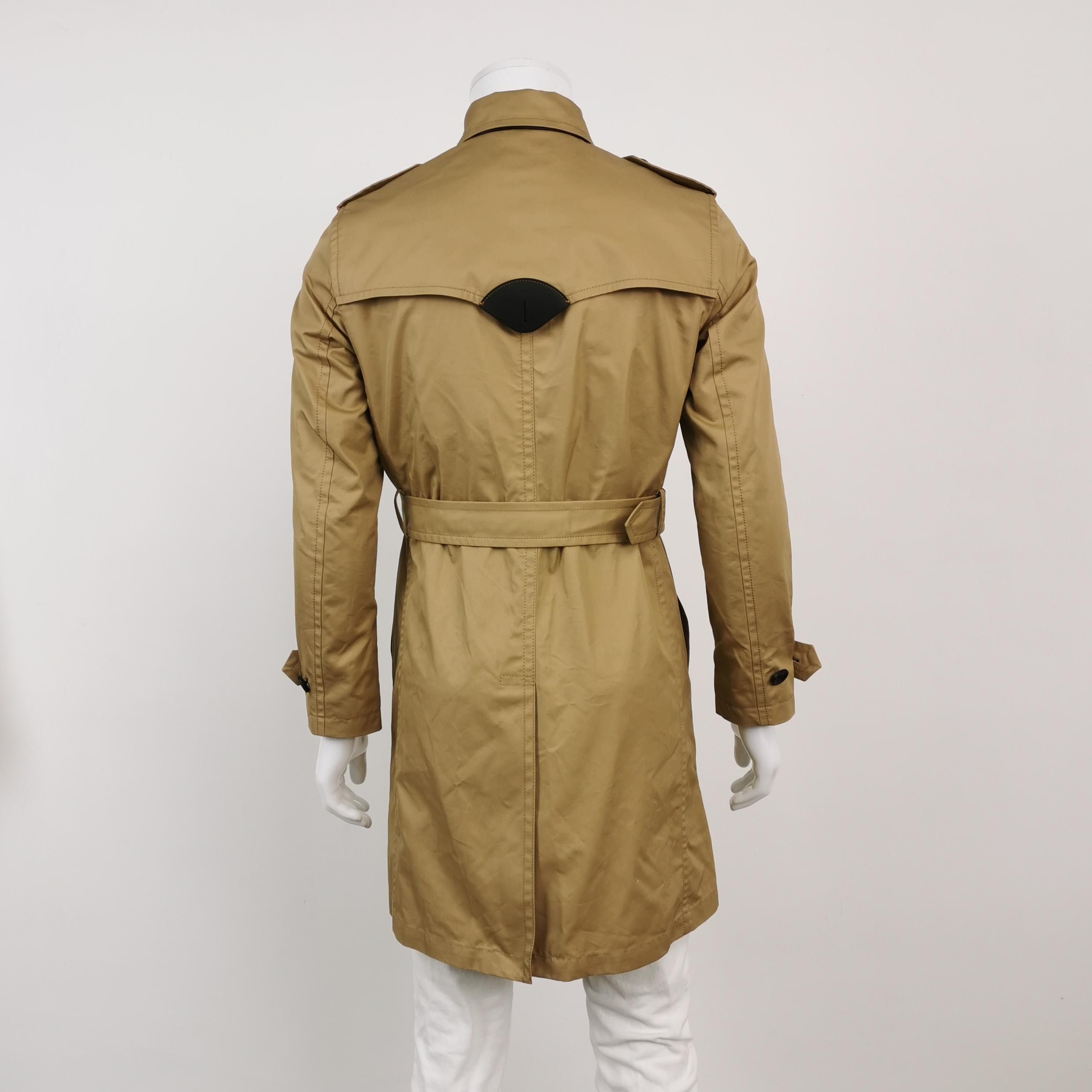 Coach Coach Khaki Cotton Blend Trench Coat XS Size US XS / EU 42 / 0 - 3 Thumbnail