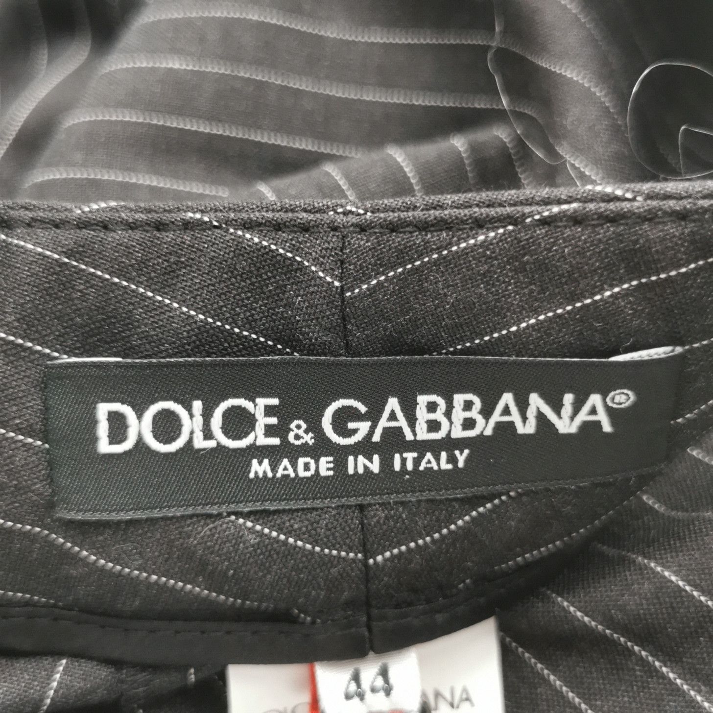 Dolce & Gabbana Dolce & Gabbana Pinstripe Wool Trousers EU 44 Size US 28 / EU 44 - 5 Thumbnail