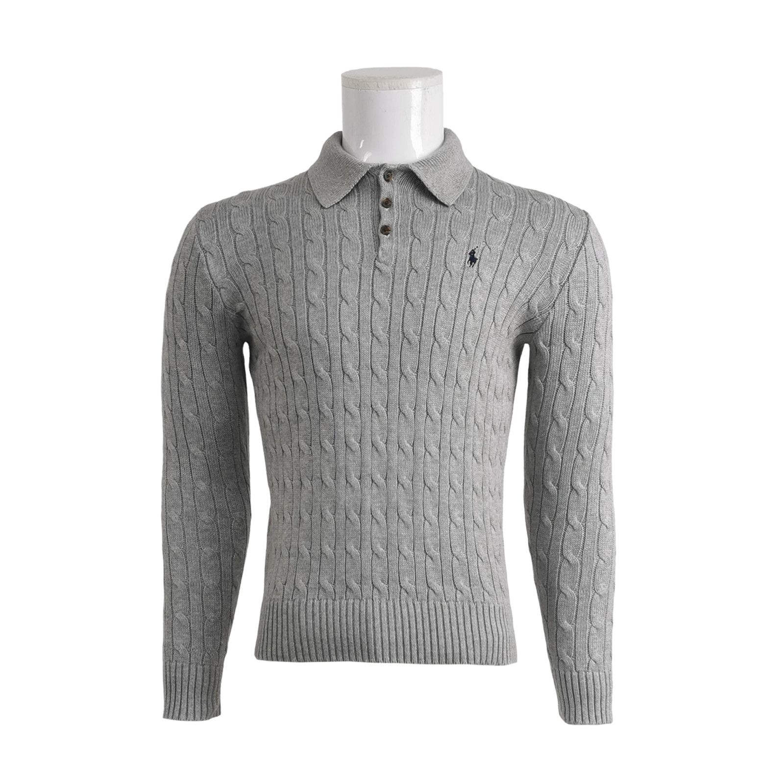 Polo Ralph Lauren Polo Ralph Lauren Cable Knit Polo Sweater L Size US XS / EU 42 / 0 - 2 Thumbnail