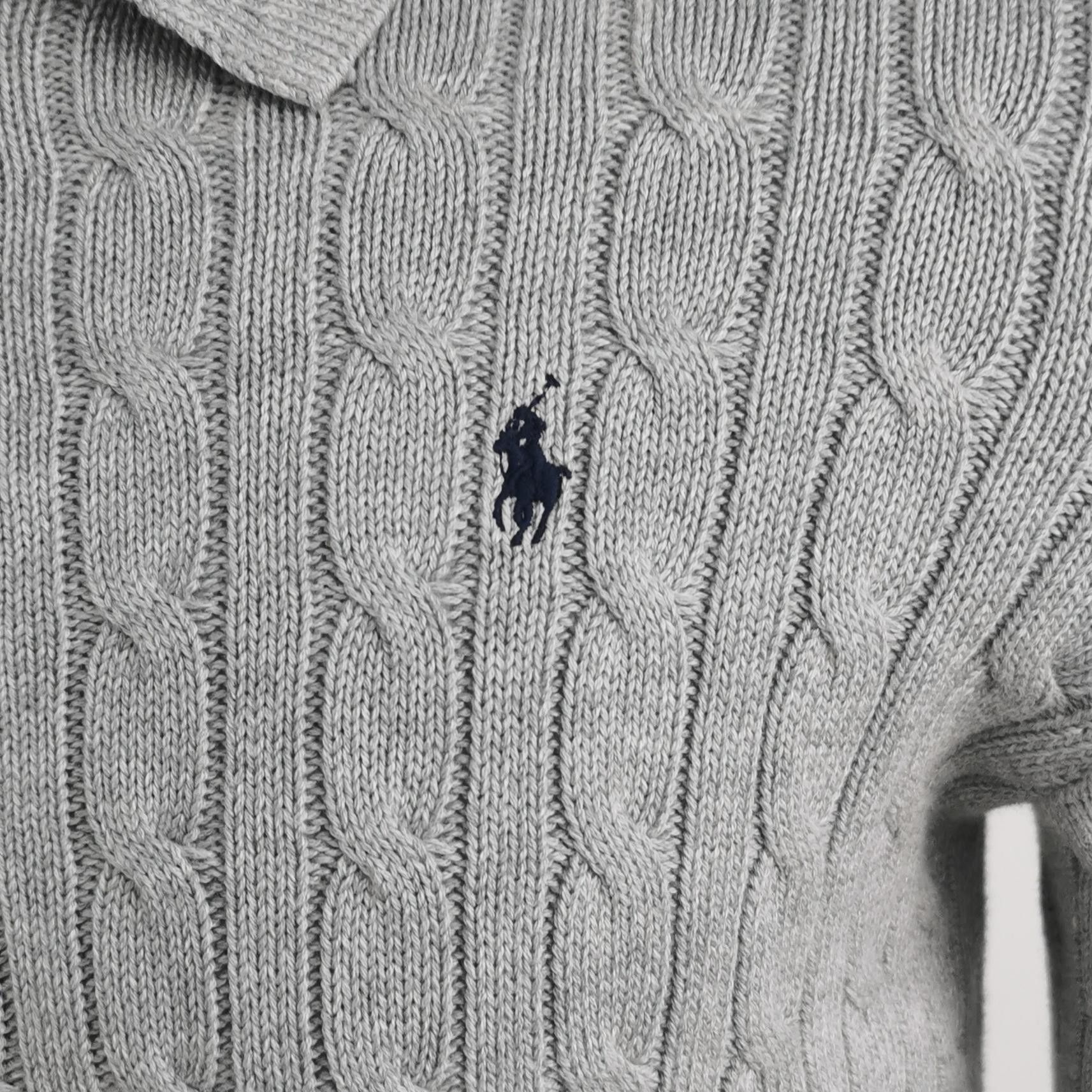 Polo Ralph Lauren Polo Ralph Lauren Cable Knit Polo Sweater L Size US XS / EU 42 / 0 - 4 Thumbnail
