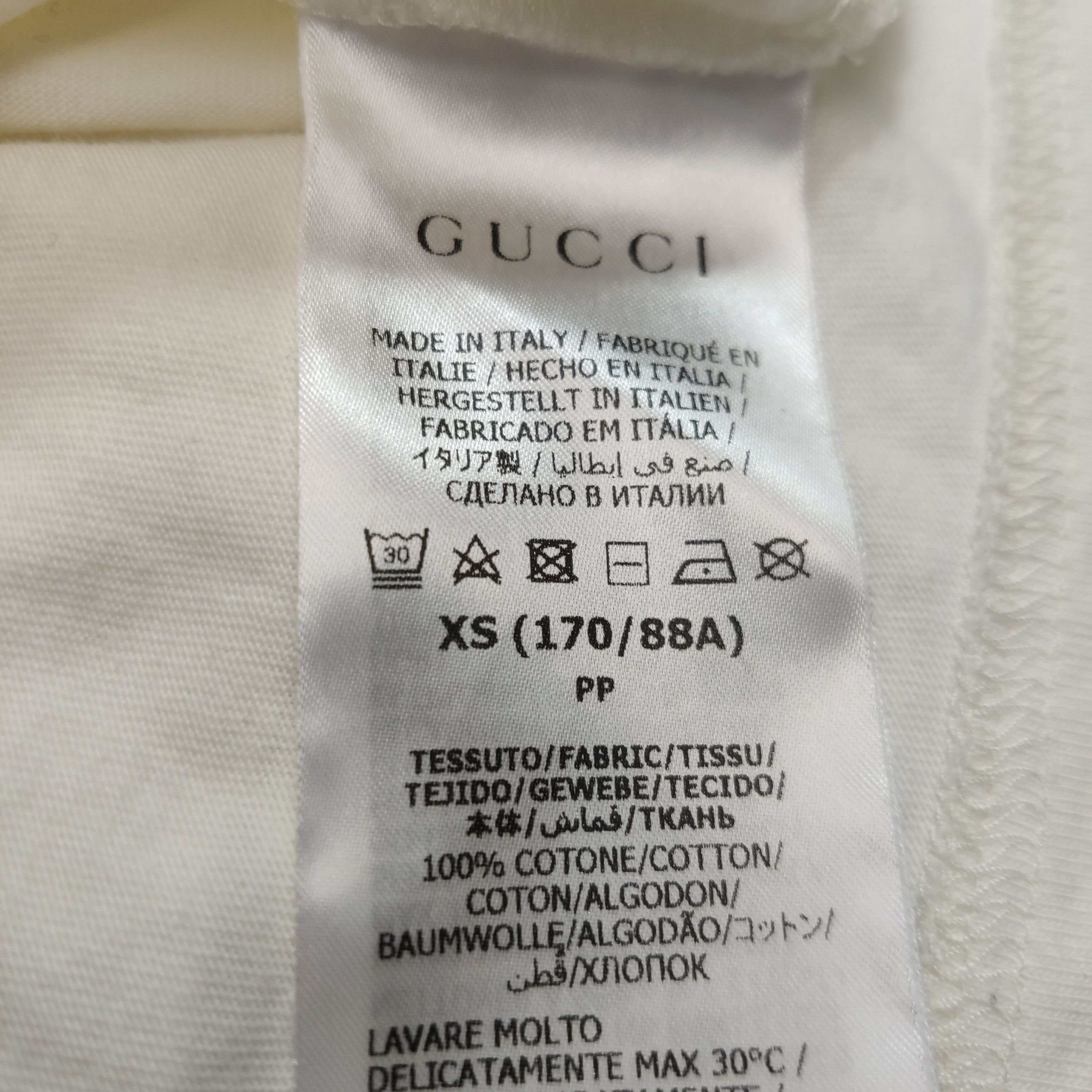 Gucci Gucci Interlocking G Spray Logo T-Shirt XS Size US XS / EU 42 / 0 - 6 Thumbnail
