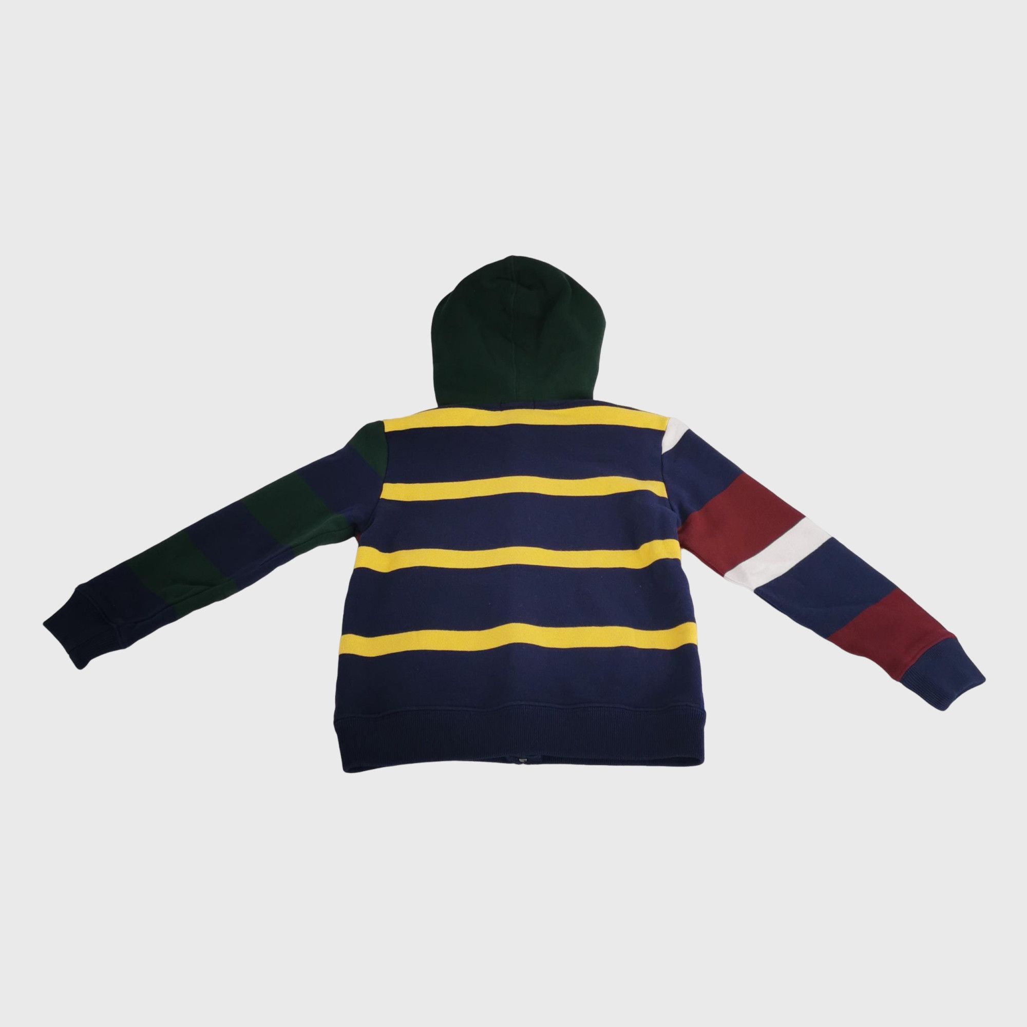 Polo Ralph Lauren Polo Ralph Lauren Colorblock Striped Zip Hoodie 6 Size US XXS / EU 40 - 3 Thumbnail