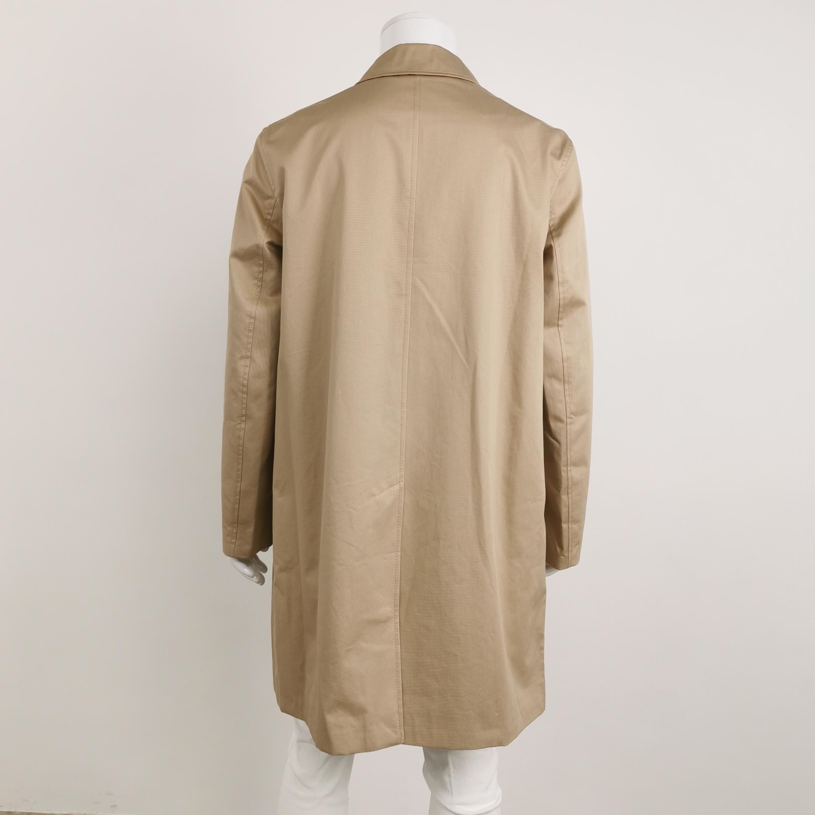 Burberry Burberry Soft Fawn Single Breasted Car Coat Size 52 Size US L / EU 52-54 / 3 - 3 Thumbnail
