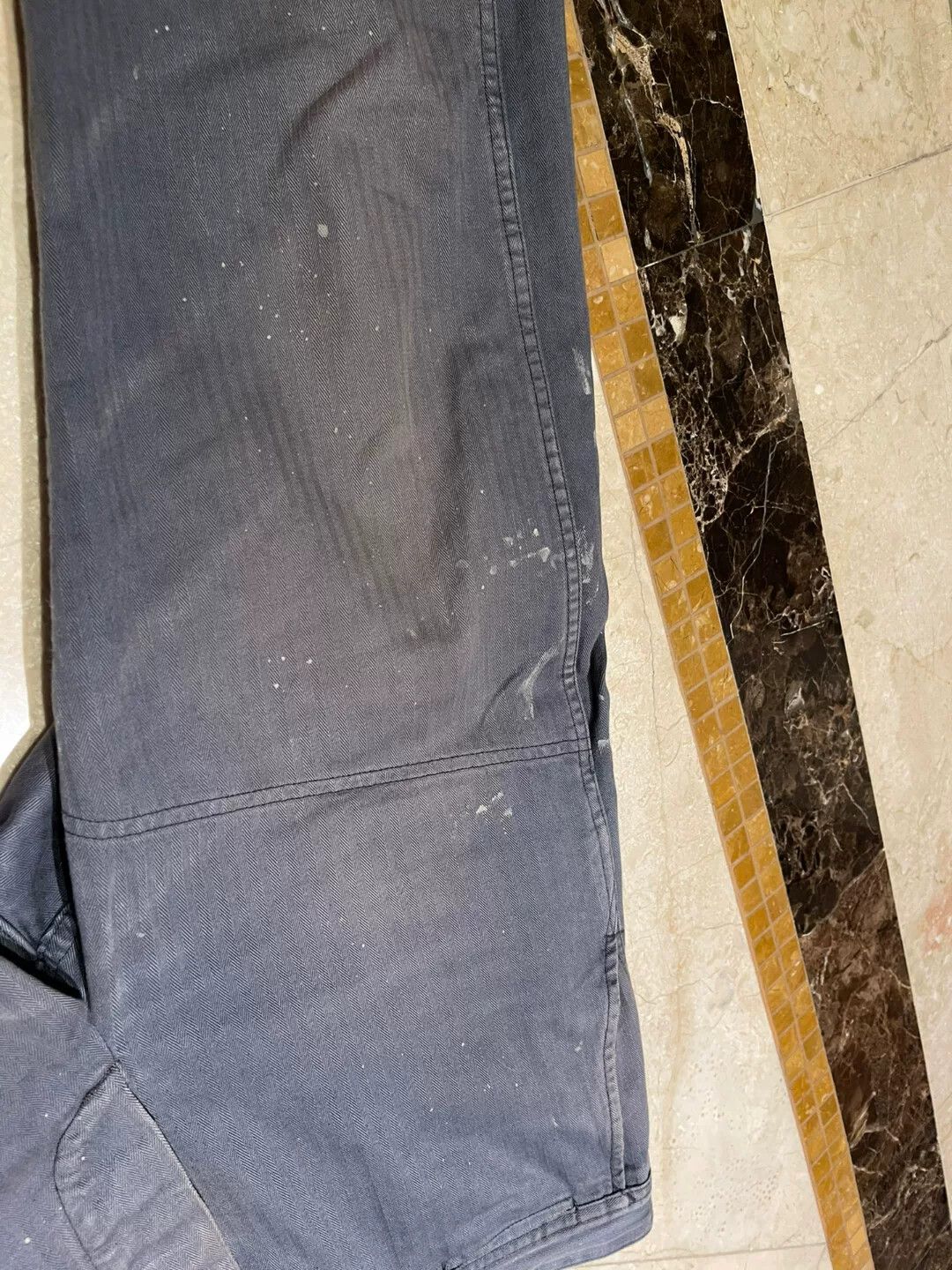RRL Ralph Lauren RRL Distressed Herringbone Utility Pants 34 Size US 34 / EU 50 - 4 Thumbnail