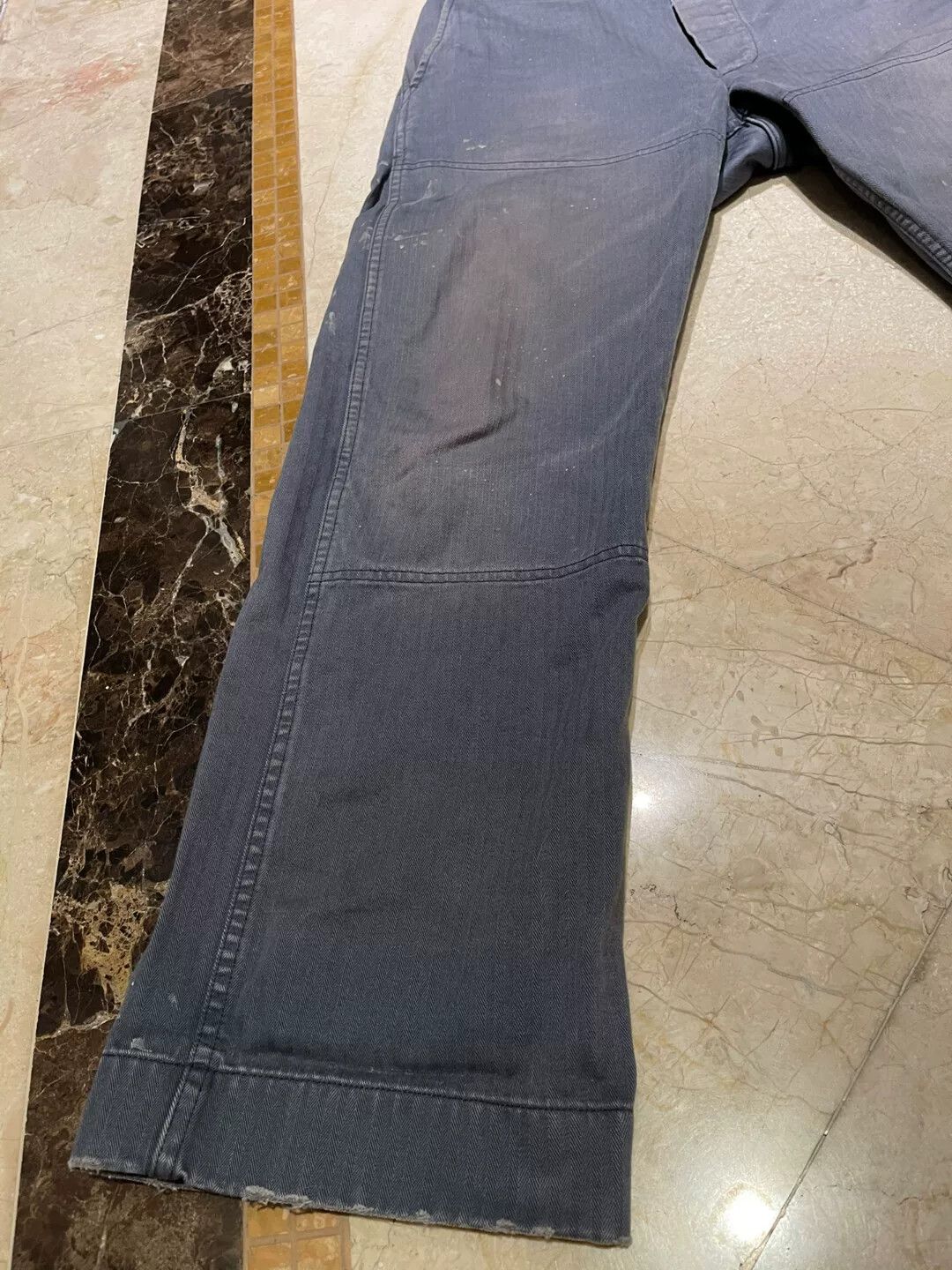 RRL Ralph Lauren RRL Distressed Herringbone Utility Pants 34 Size US 34 / EU 50 - 3 Thumbnail