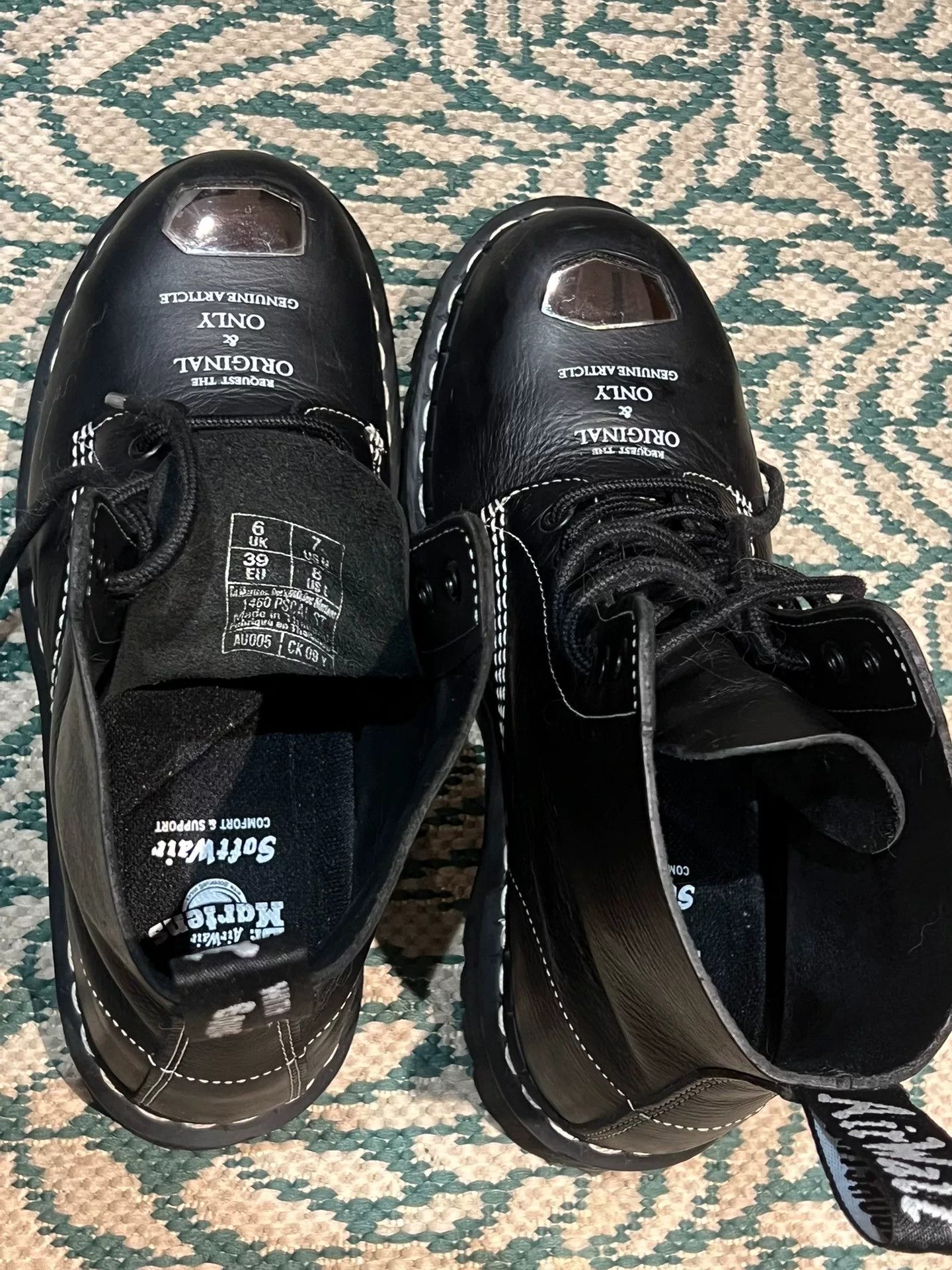 Dr. Martens Dr. Martens Steel Toe 1460 Bex Boots Size US 7 Size US 7 / EU 40 - 2 Thumbnail