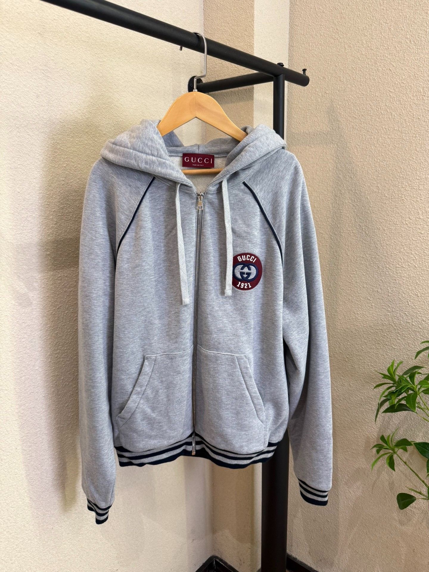 Gucci Gucci 1921 Interlocking G Zip Hoodie XS Size US XS / EU 42 / 0 - 2 Thumbnail