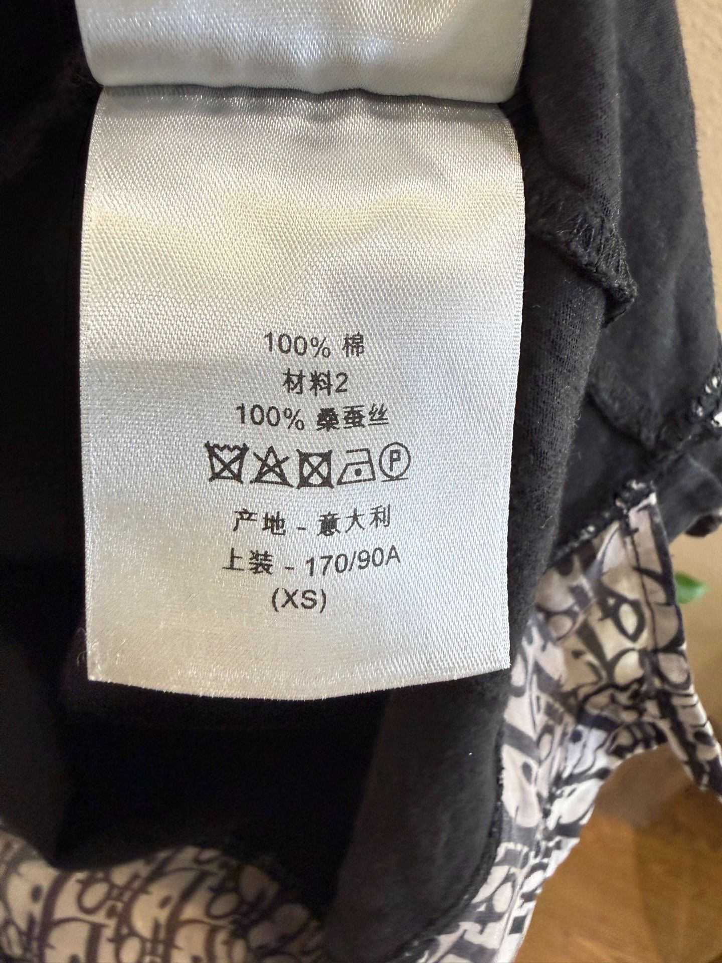 Dior Dior Oblique Hem Cotton T-Shirt XS Size US XS / EU 42 / 0 - 9 Thumbnail
