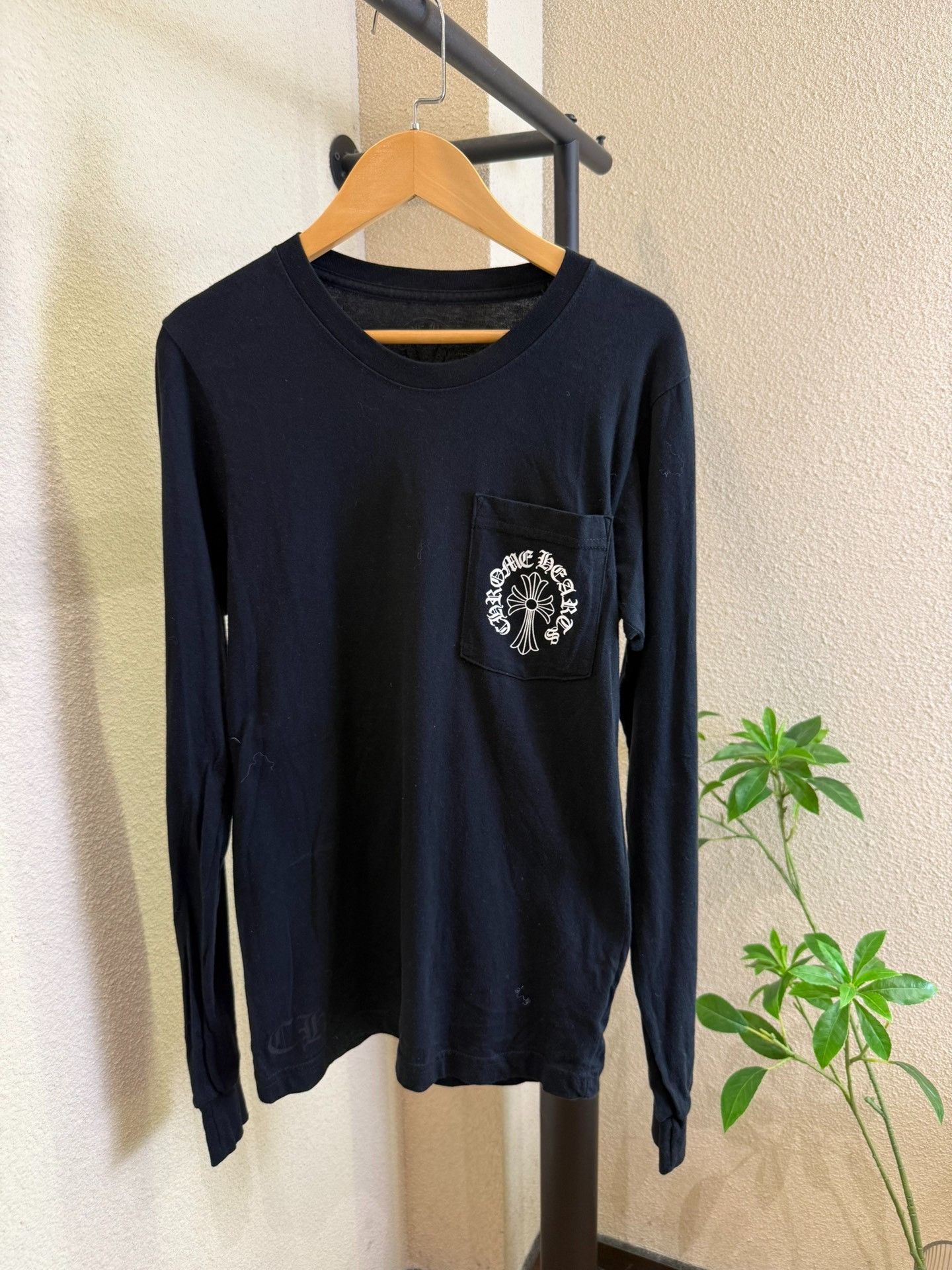 Chrome Hearts Chrome Hearts Pocket Logo Long Sleeve T-Shirt XS Size US XS / EU 42 / 0 - 2 Thumbnail