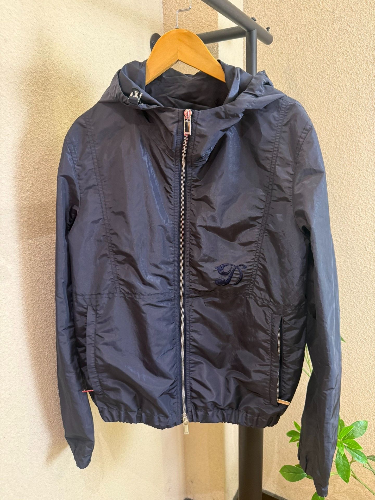 Dior Dior Embroidered Logo Hooded Jacket 44 Size US S / EU 44-46 / 1 - 4 Thumbnail