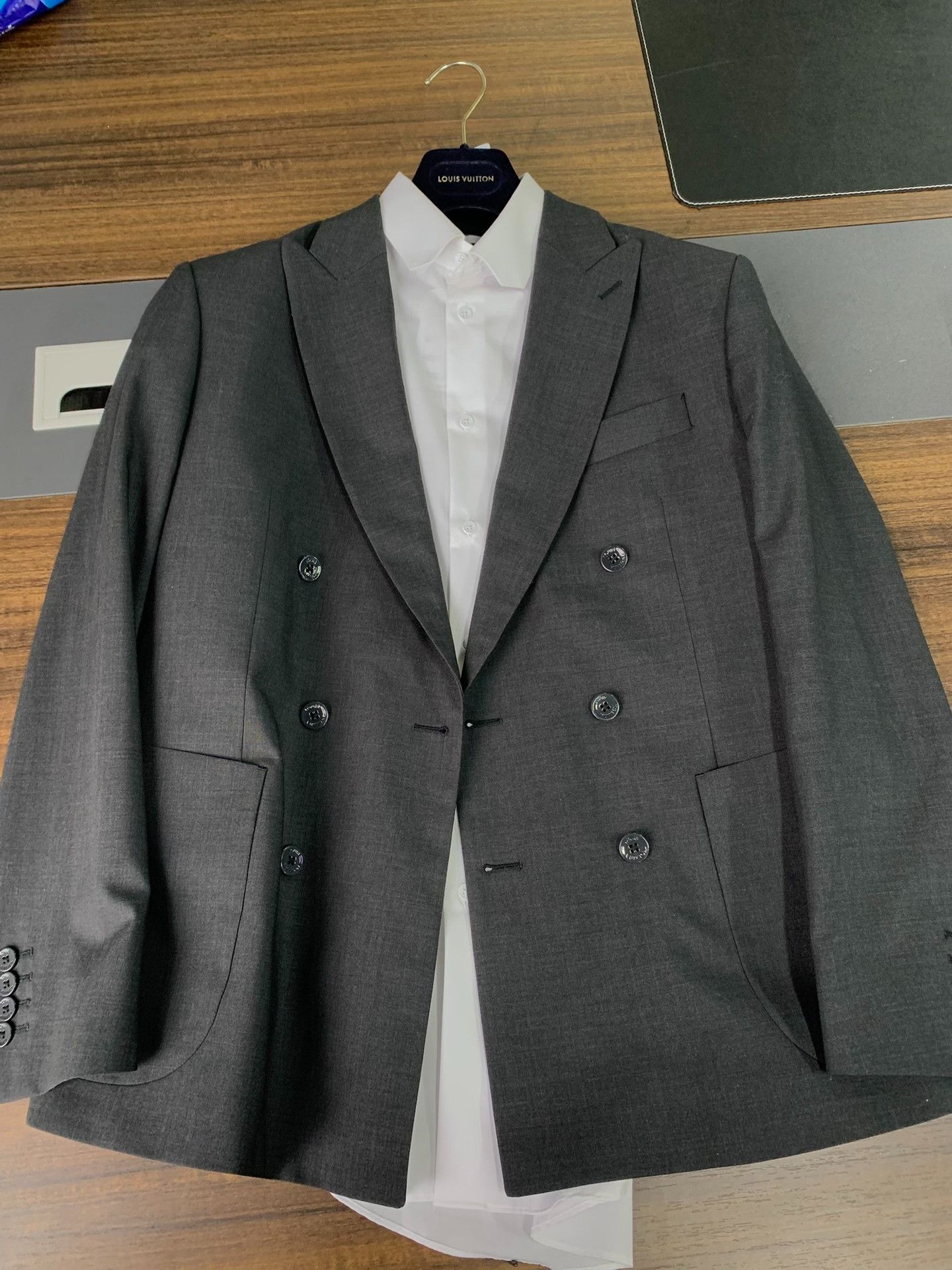 Louis Vuitton Louis Vuitton Uniform Double Breasted Blazer & Shirt 36R Size 36R - 2 Thumbnail