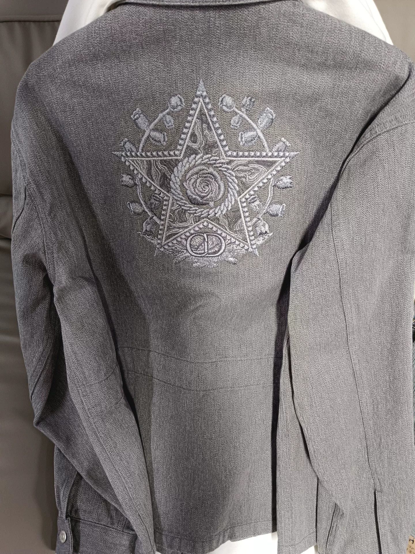 Dior Dior Embroidered Star Pocket Jacket Size L Size US L / EU 52-54 / 3 - 3 Thumbnail