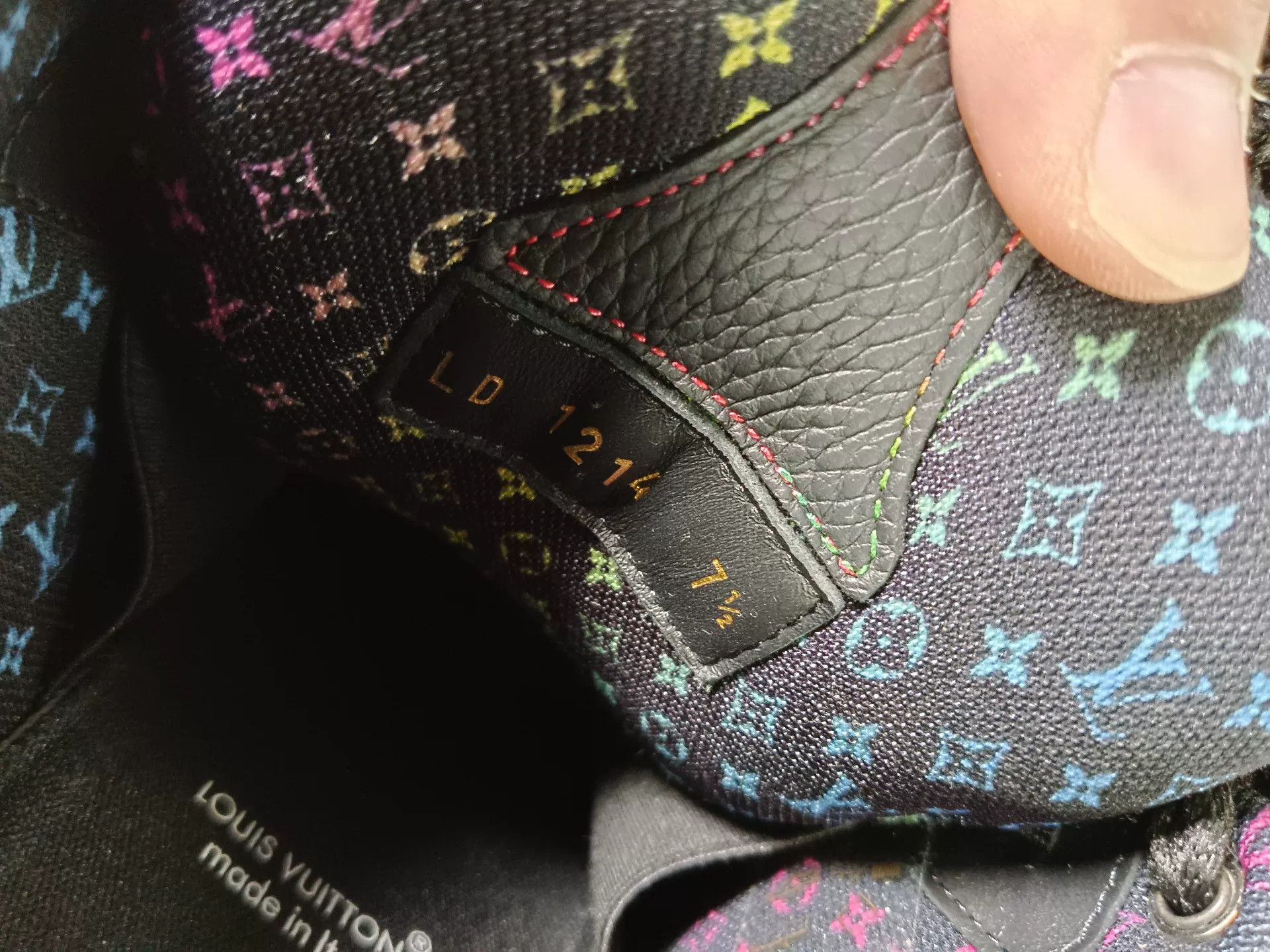 Louis Vuitton Louis Vuitton Rainbow Stitching Skate Sneakers Size 7.5 Size US 8.5 / EU 41-42 - 4 Thumbnail
