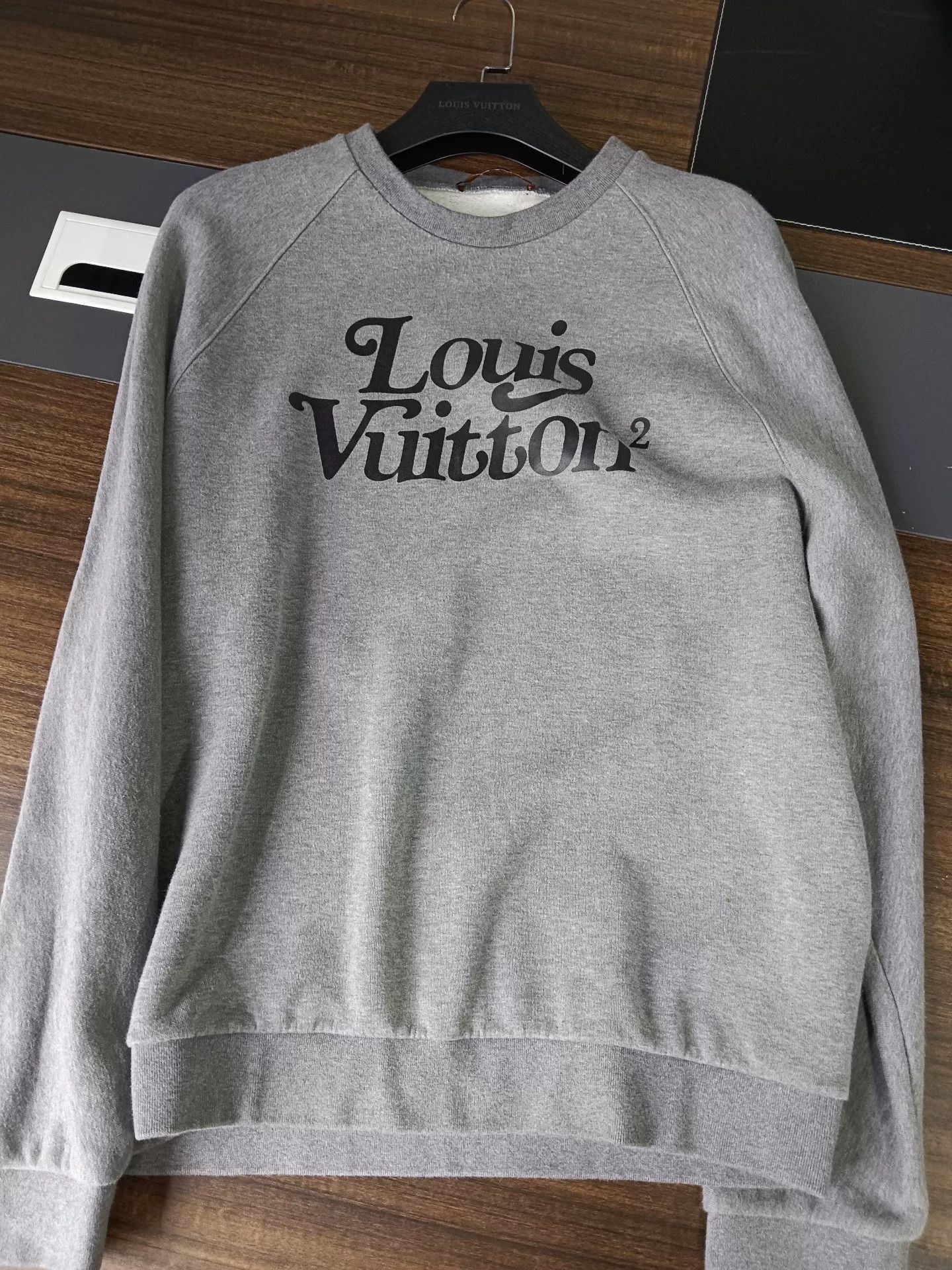 Louis Vuitton Louis Vuitton x Nigo Logo Sweatshirt Gray L Size US L / EU 52-54 / 3 - 2 Thumbnail