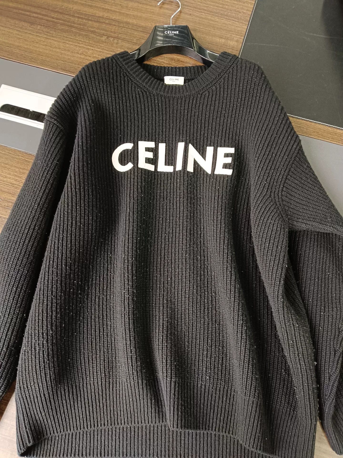 Celine Celine Logo Knit Sweater US S Size US S / EU 44-46 / 1 - 2 Thumbnail