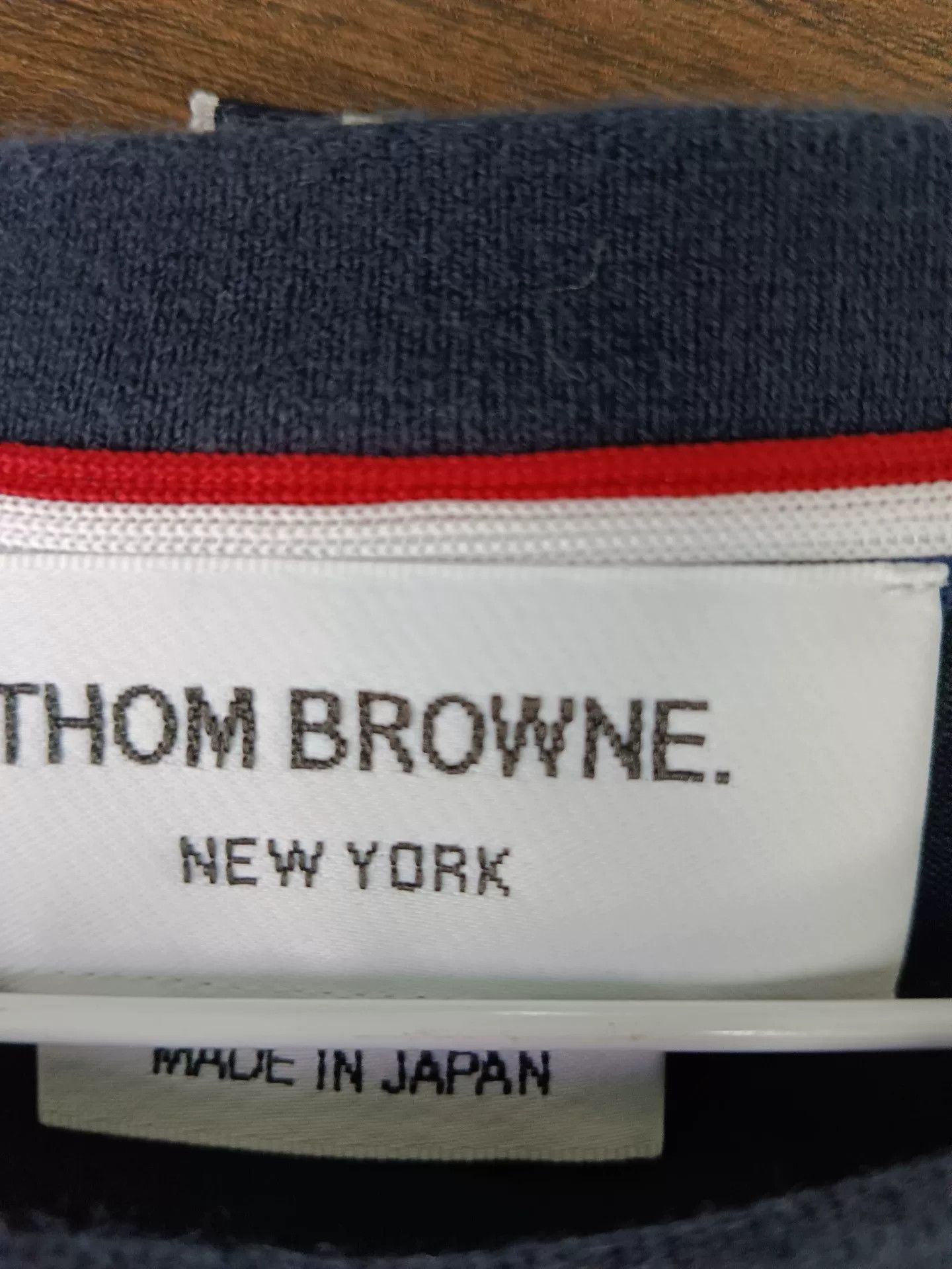 Thom Browne Thom Browne Navy 4-Bar Long Sleeve T-Shirt Size 4 Size US XL / EU 56 / 4 - 3 Thumbnail