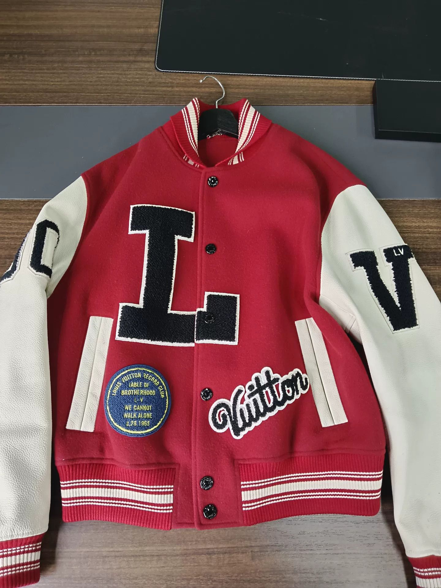 Louis Vuitton Louis Vuitton Patchwork Varsity Jacket 48 Size US M / EU 48-50 / 2 - 2 Thumbnail