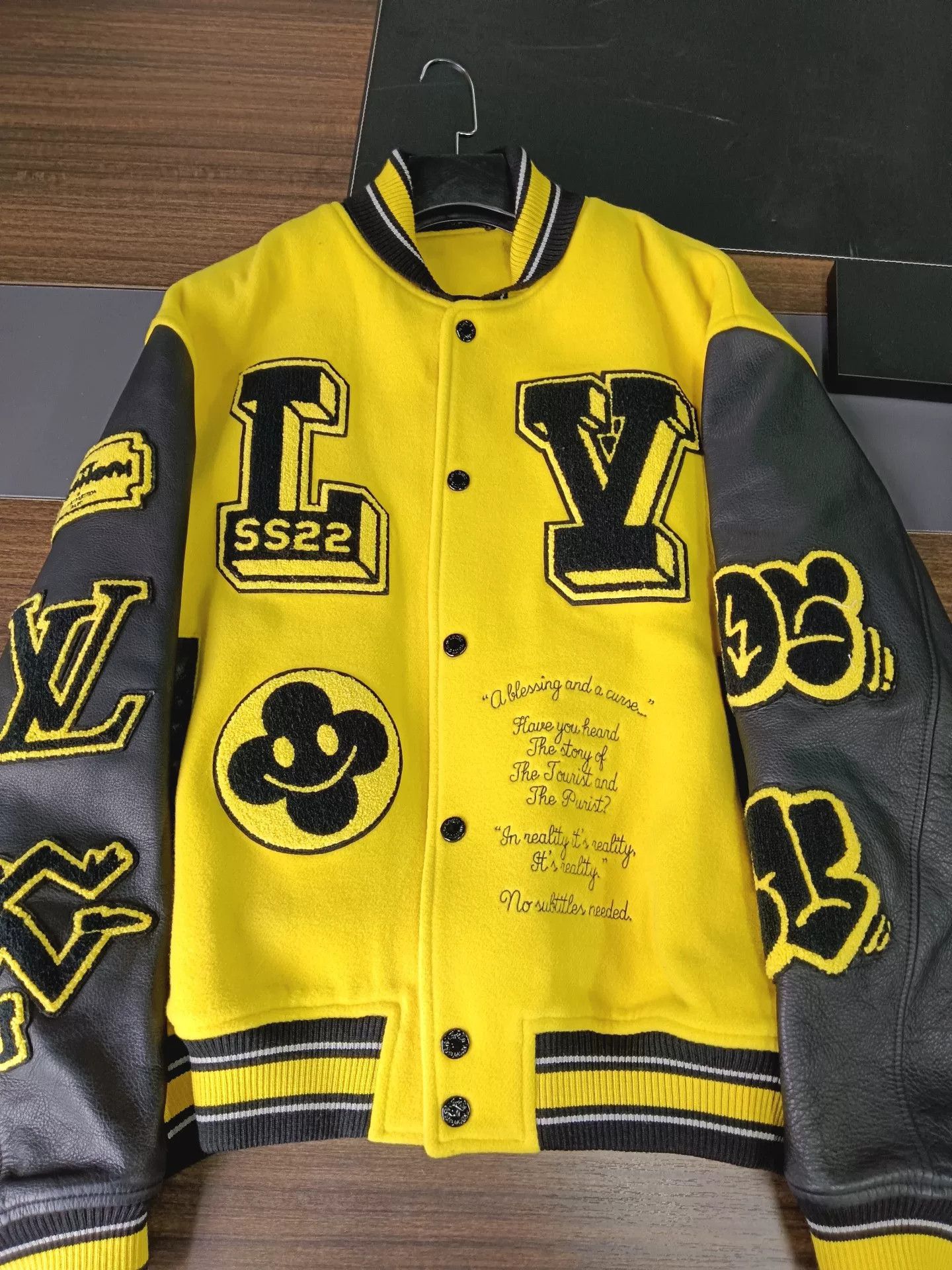 Louis Vuitton Louis Vuitton SS22 Amen Break Panther Varsity Jacket 58 Size US XXL / EU 58 / 5 - 2 Thumbnail