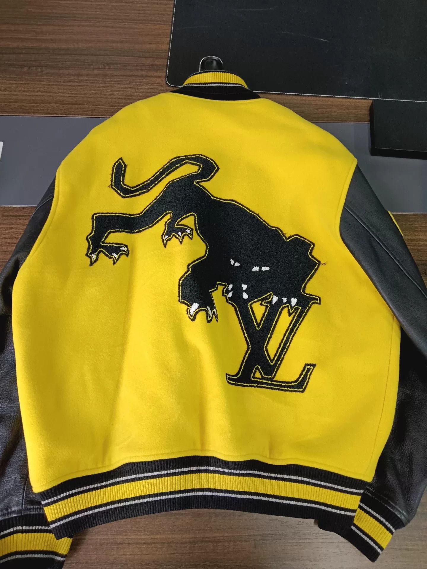 Louis Vuitton Louis Vuitton SS22 Amen Break Panther Varsity Jacket 58 Size US XXL / EU 58 / 5 - 3 Thumbnail